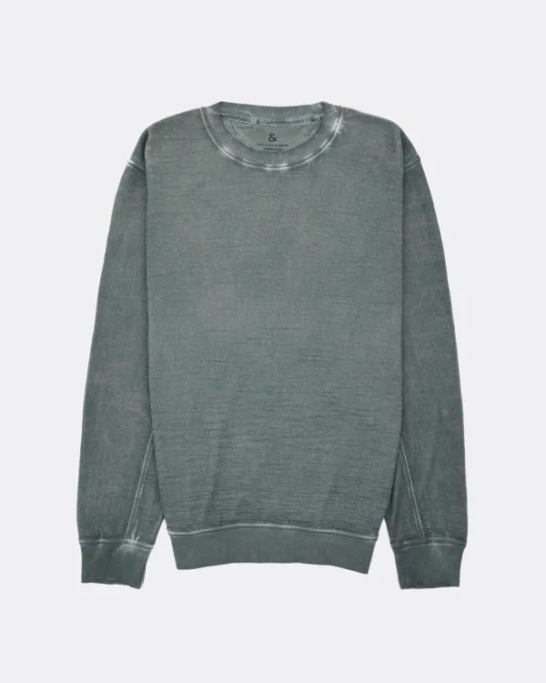 Crewneck-Cold Dyed