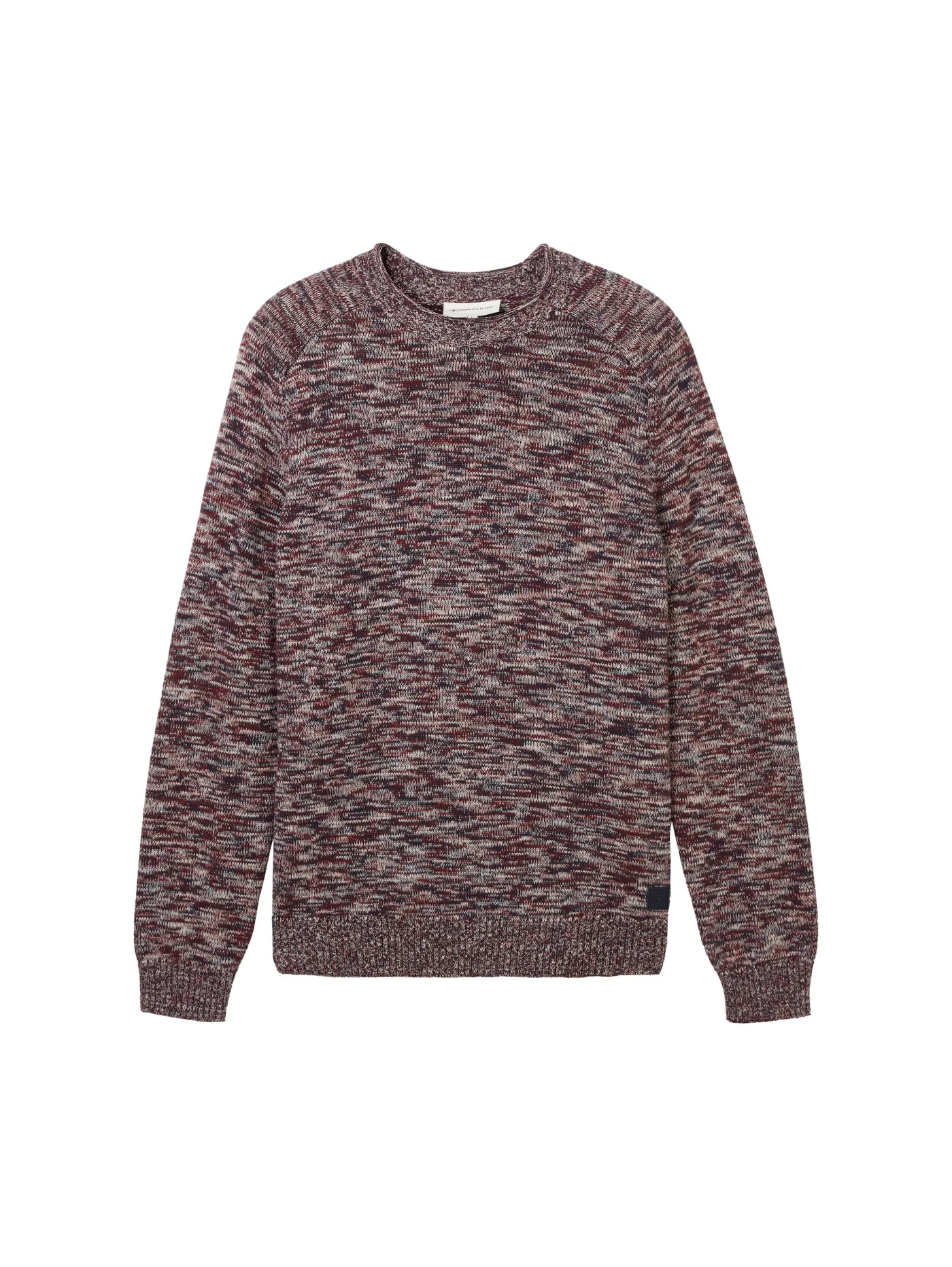 Strickpullover in Melange Optik