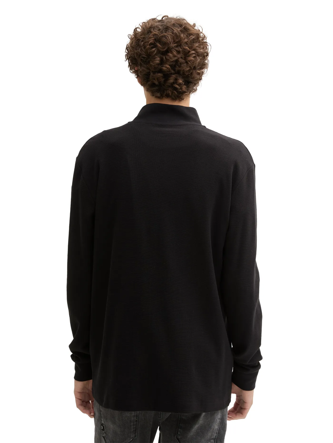 Longsleeve mit Stehkragen