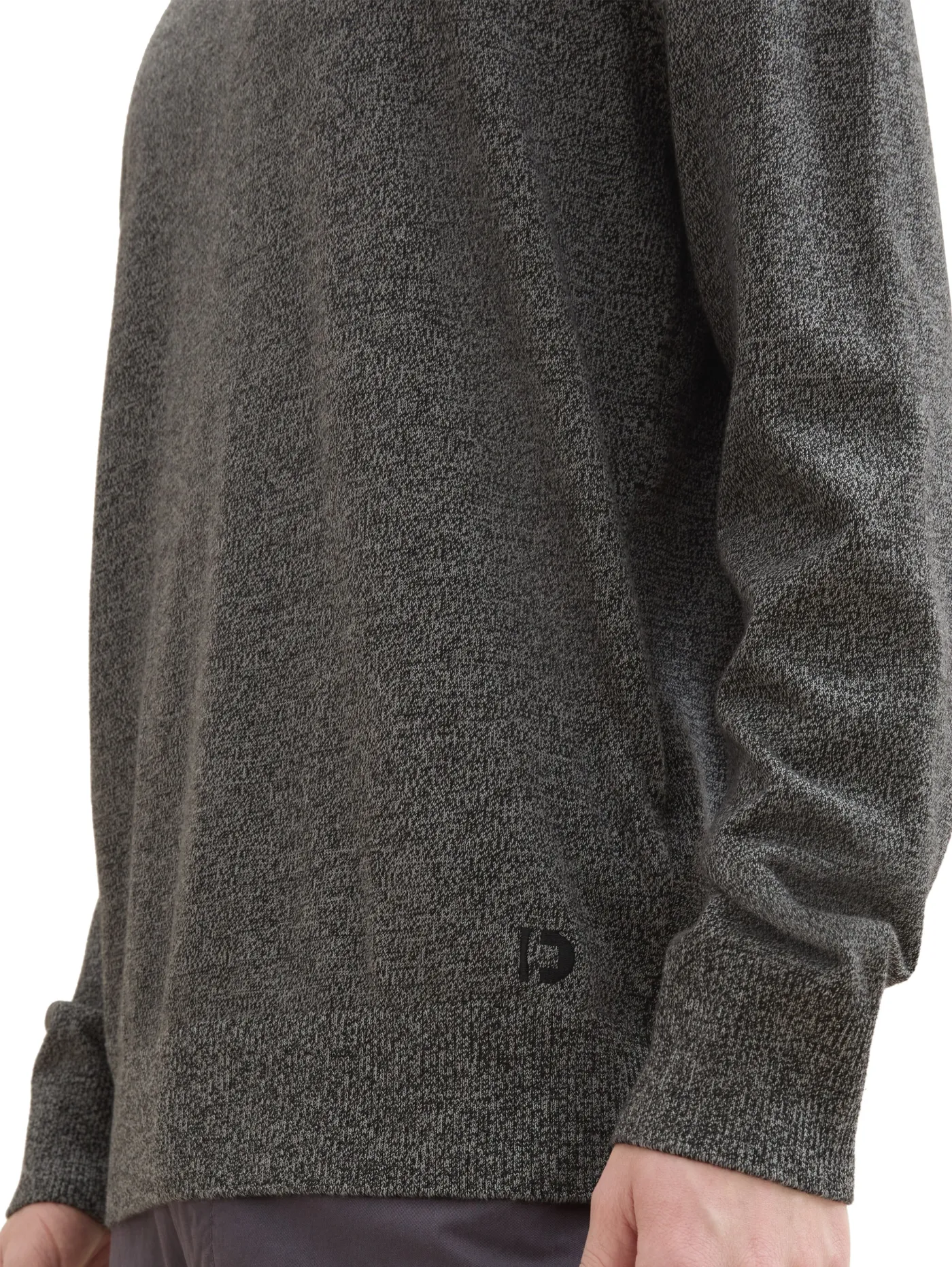 Basic Strickpullover aus Baumwolle