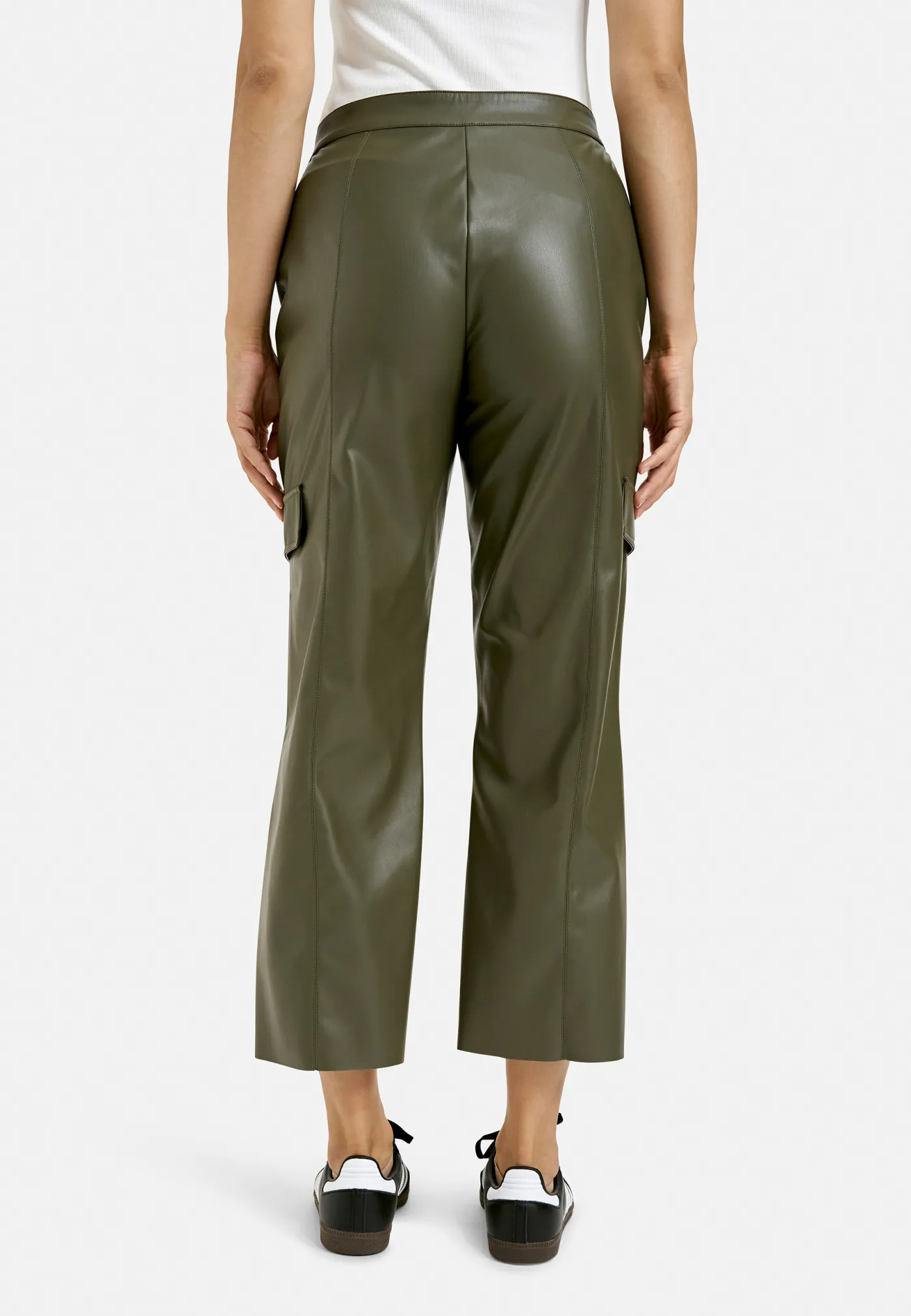 Leather Cargo Pants