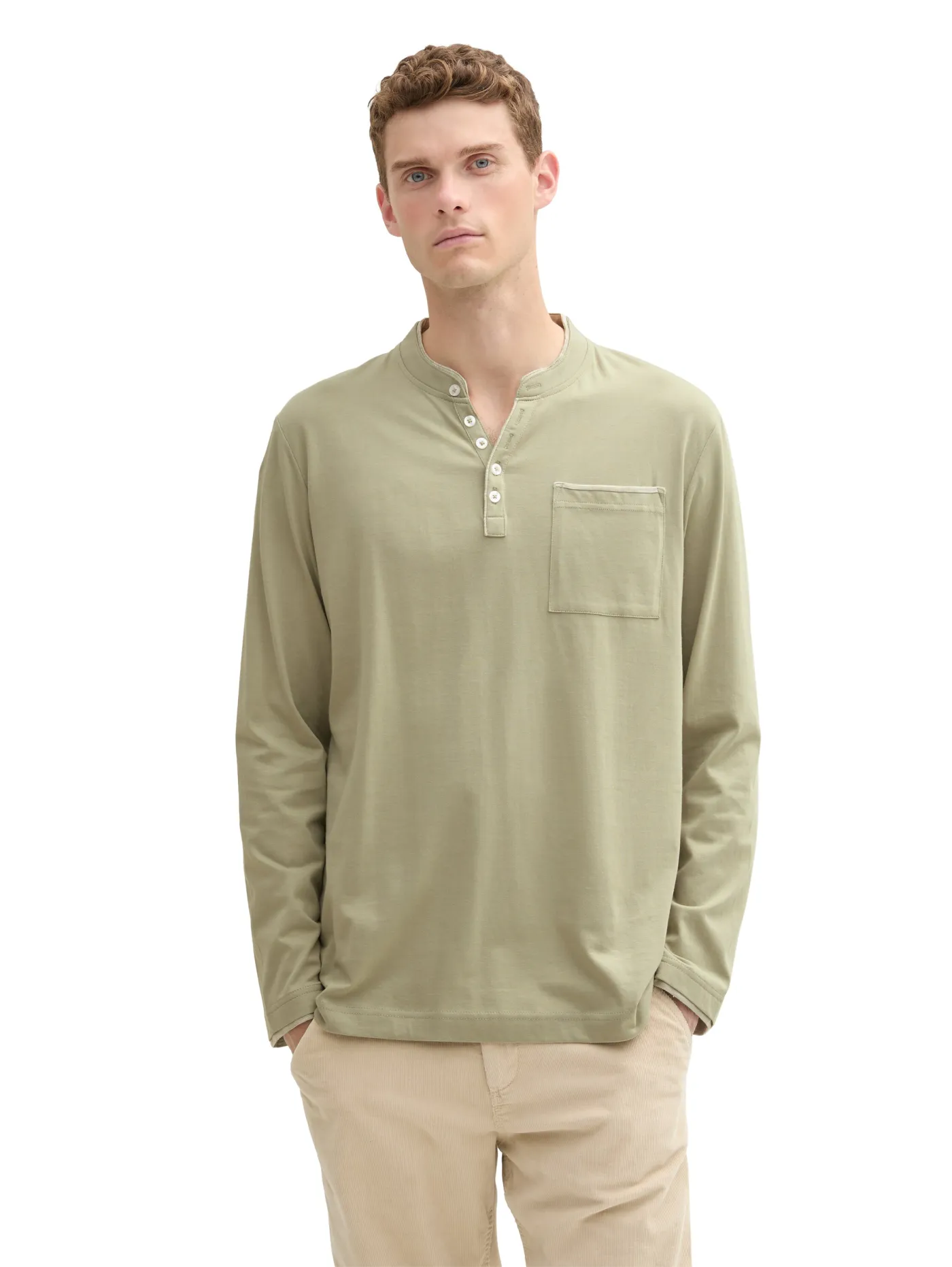 Langarmshirt mit Brusttasche