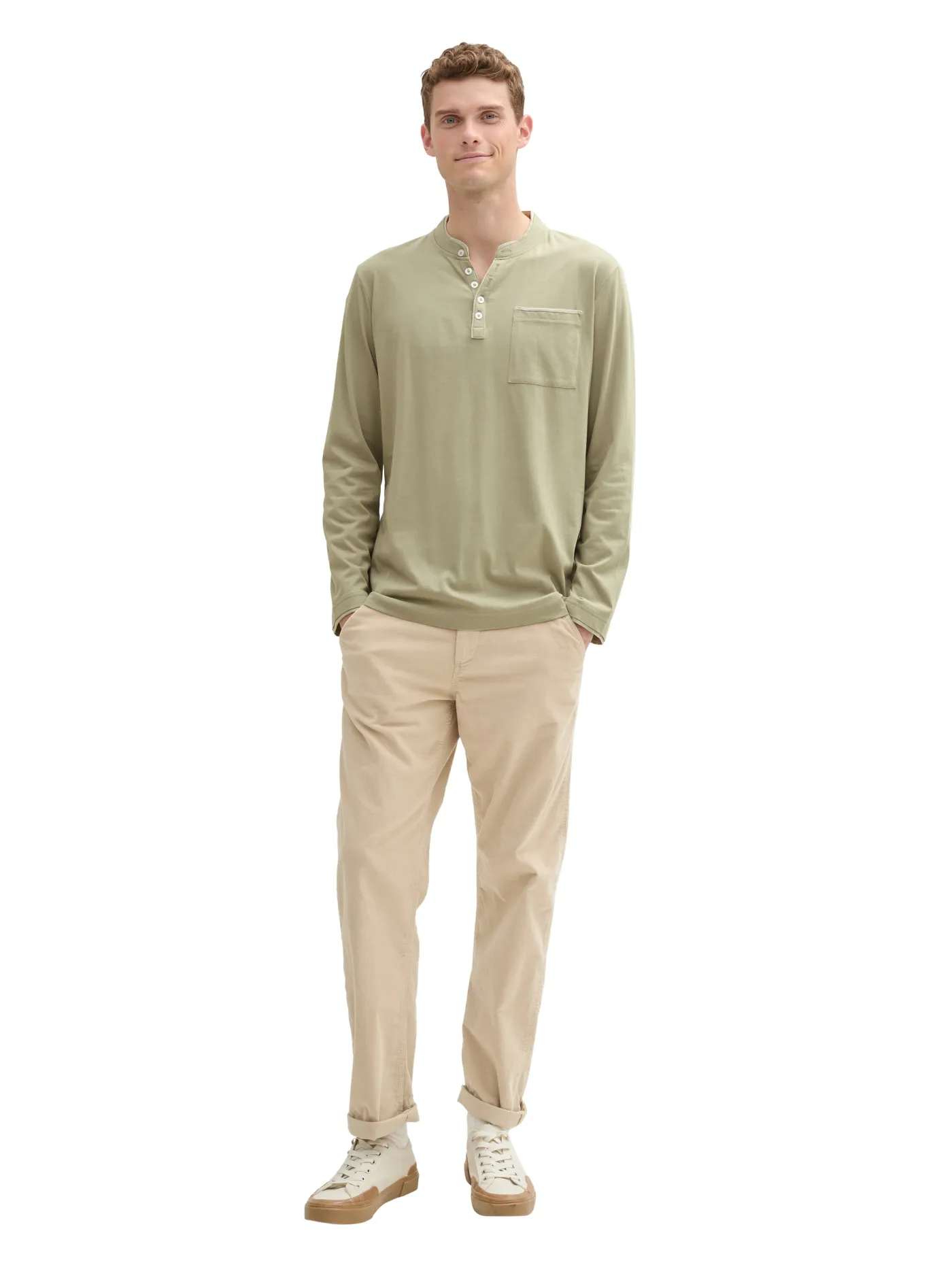 Langarmshirt mit Brusttasche
