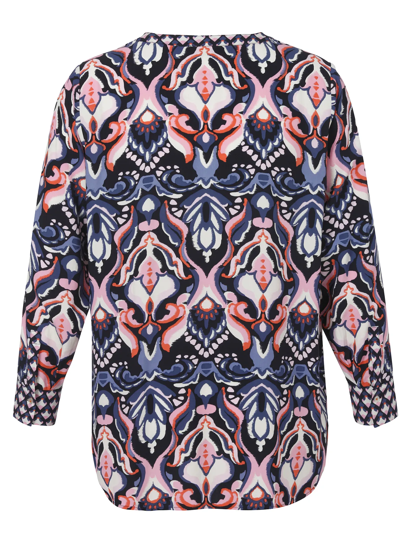 Bluse V-Ausschnitt 1/1 Arm Druck