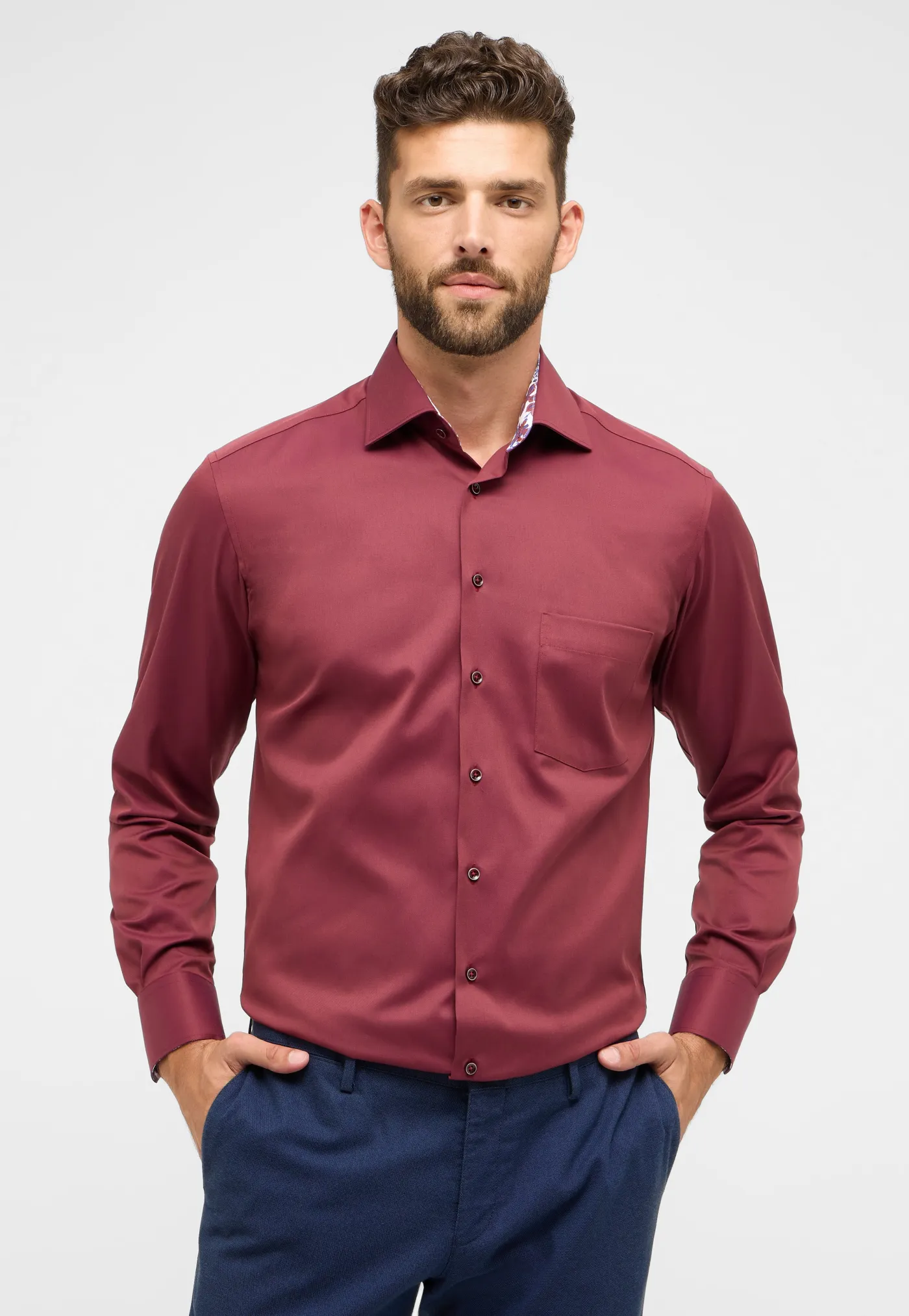 Cover Shirt Twill Langarm