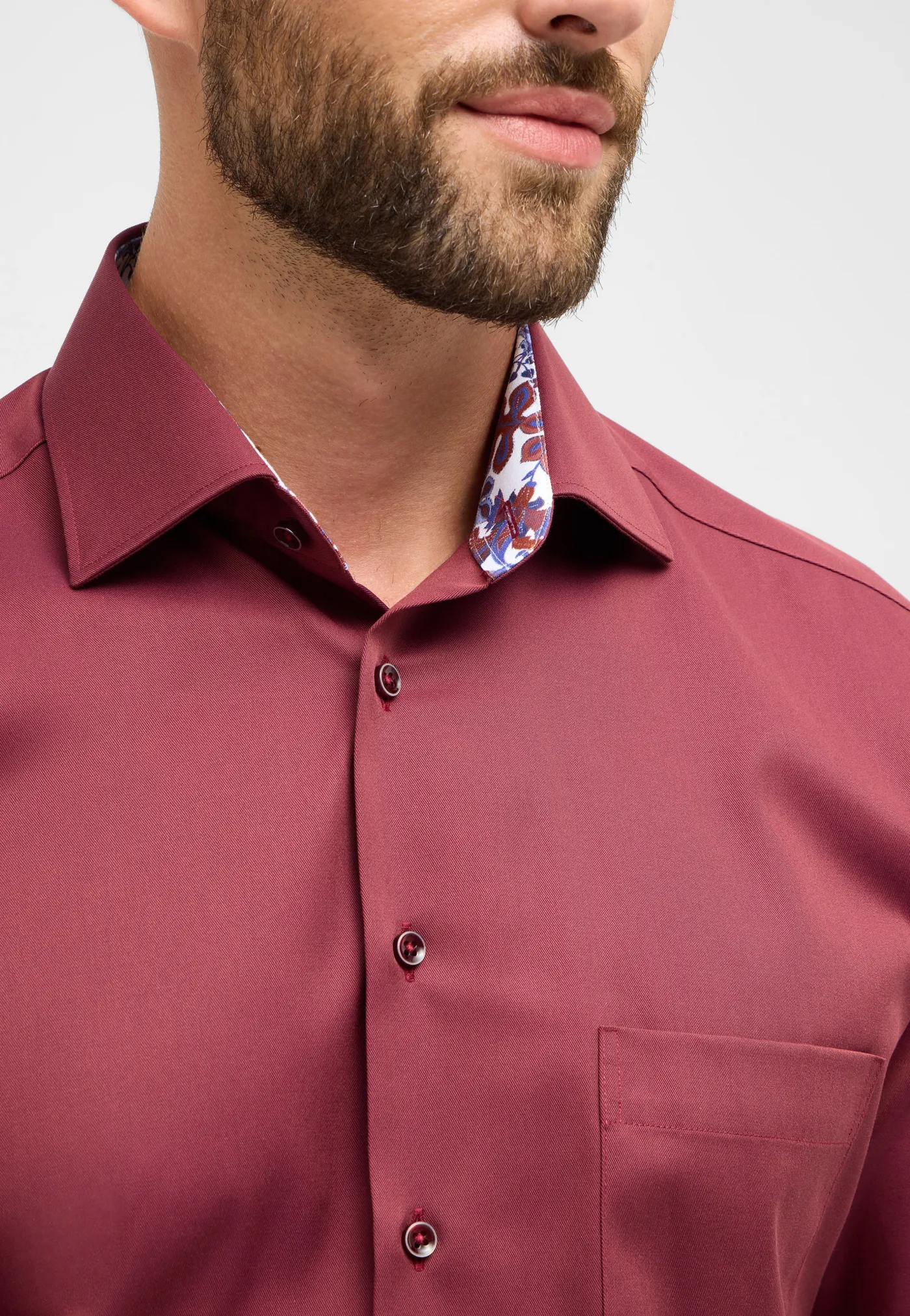 Cover Shirt Twill Langarm