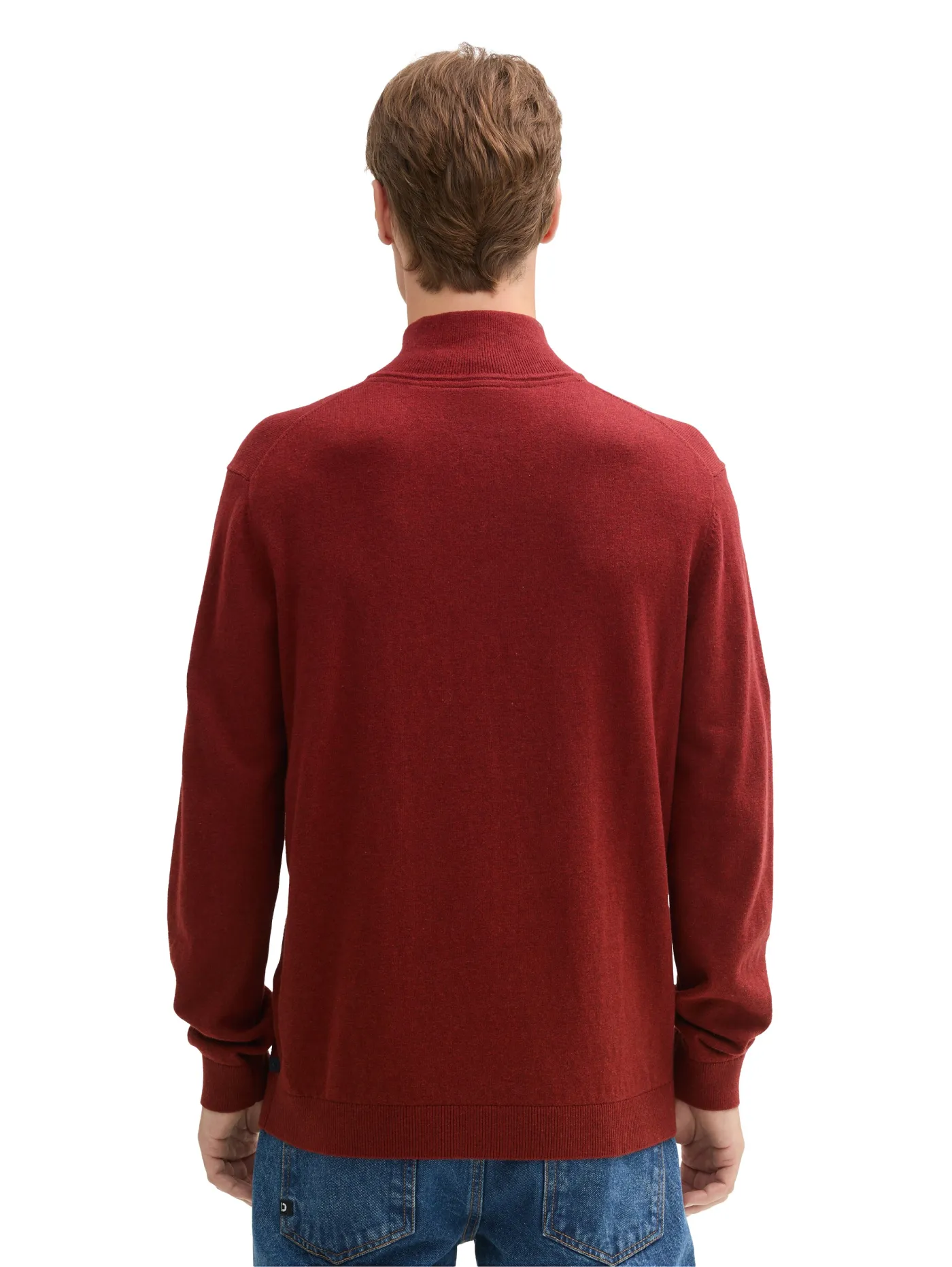 Troyer Strickpullover mit recyceltem Kaschmir
