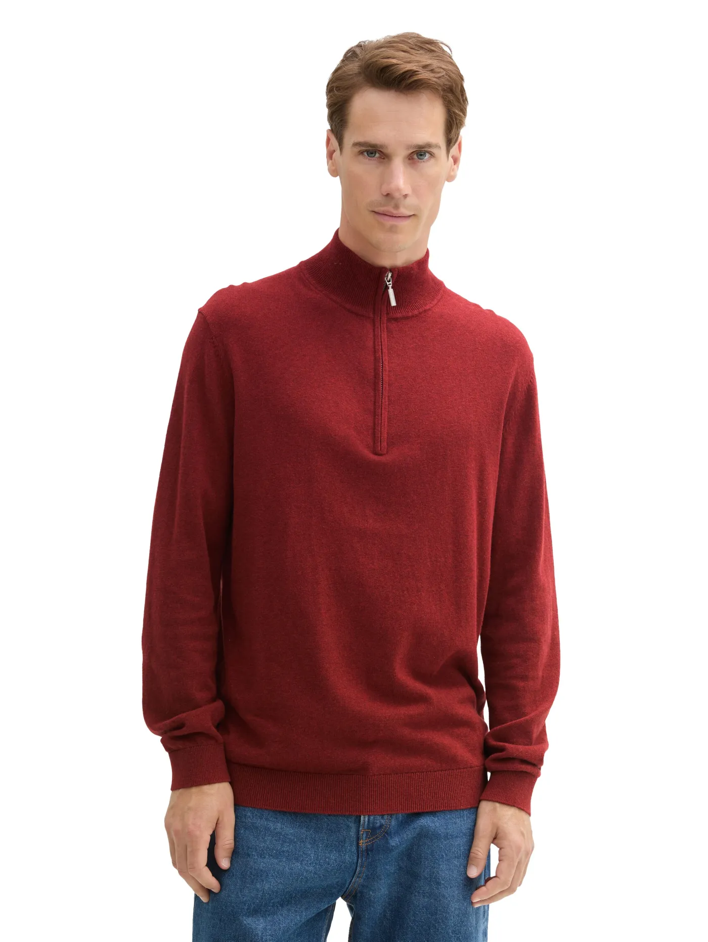 Troyer Strickpullover mit recyceltem Kaschmir