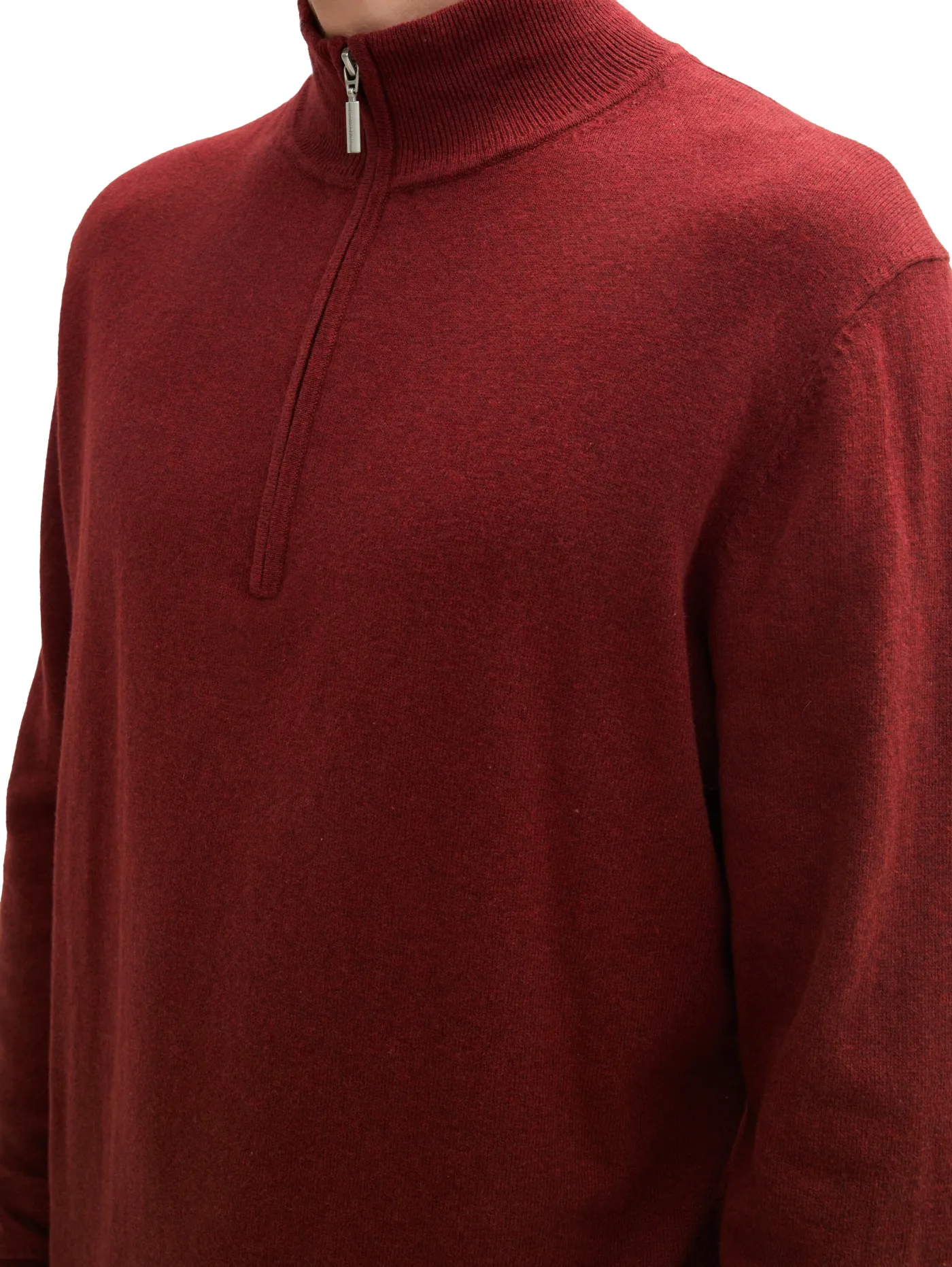 Troyer Strickpullover mit recyceltem Kaschmir