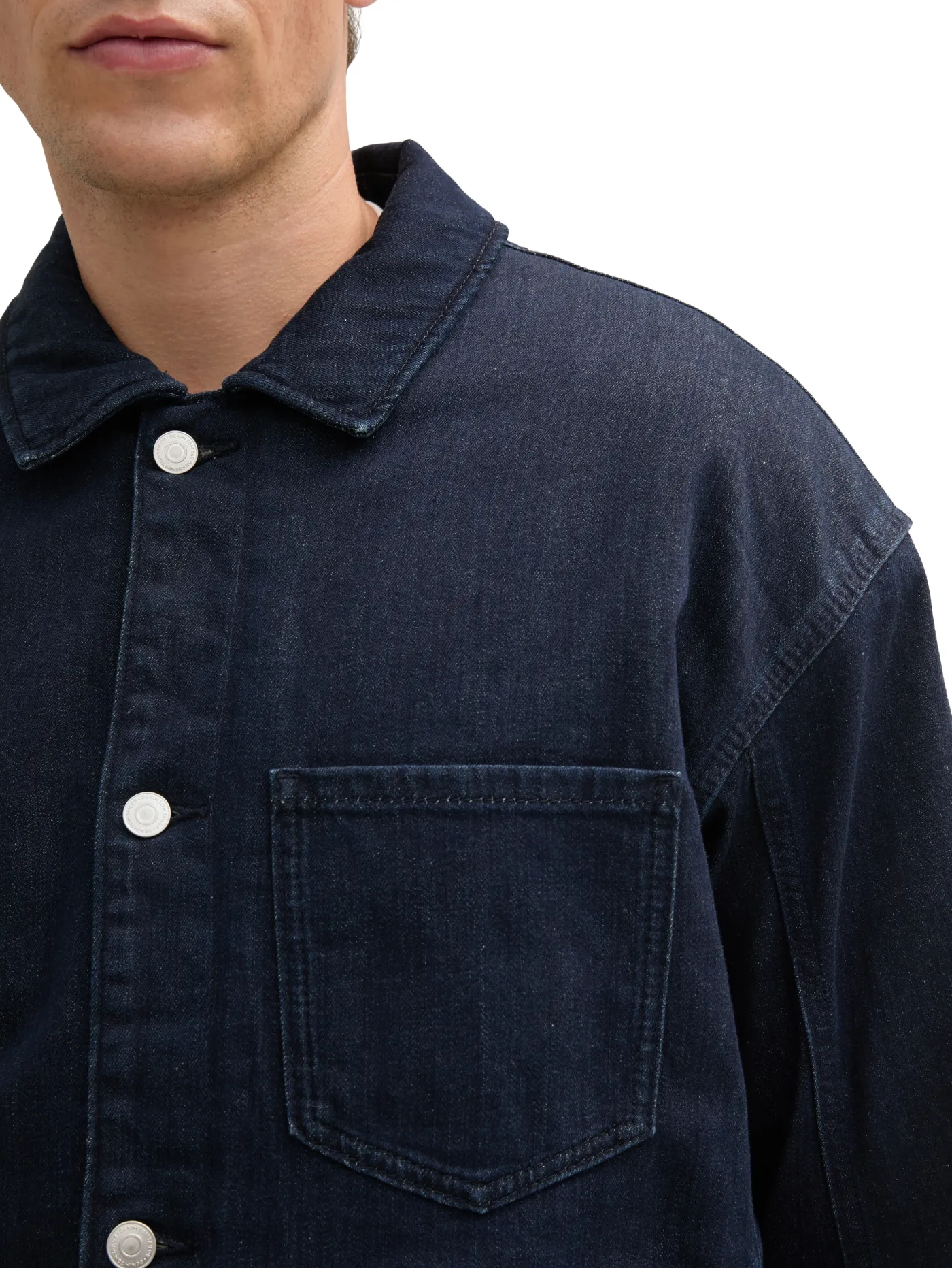 Jeansjacke mit Teddyfutter