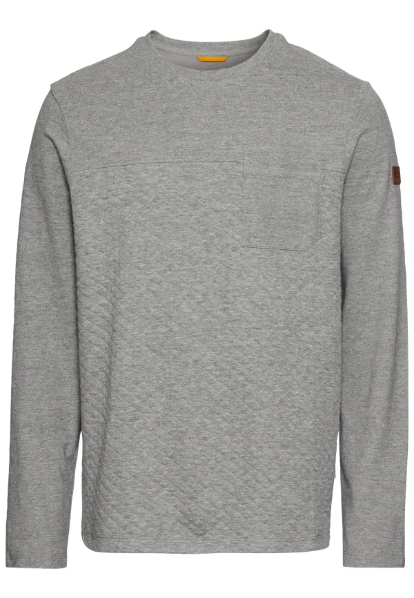 Langarmshirt mit Steppmuster