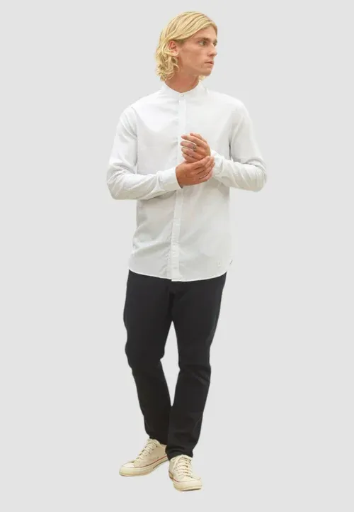 oxford melange shirt