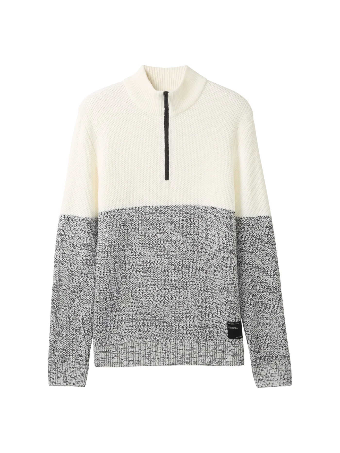 Troyer Strickpullover mit Reißverschluss