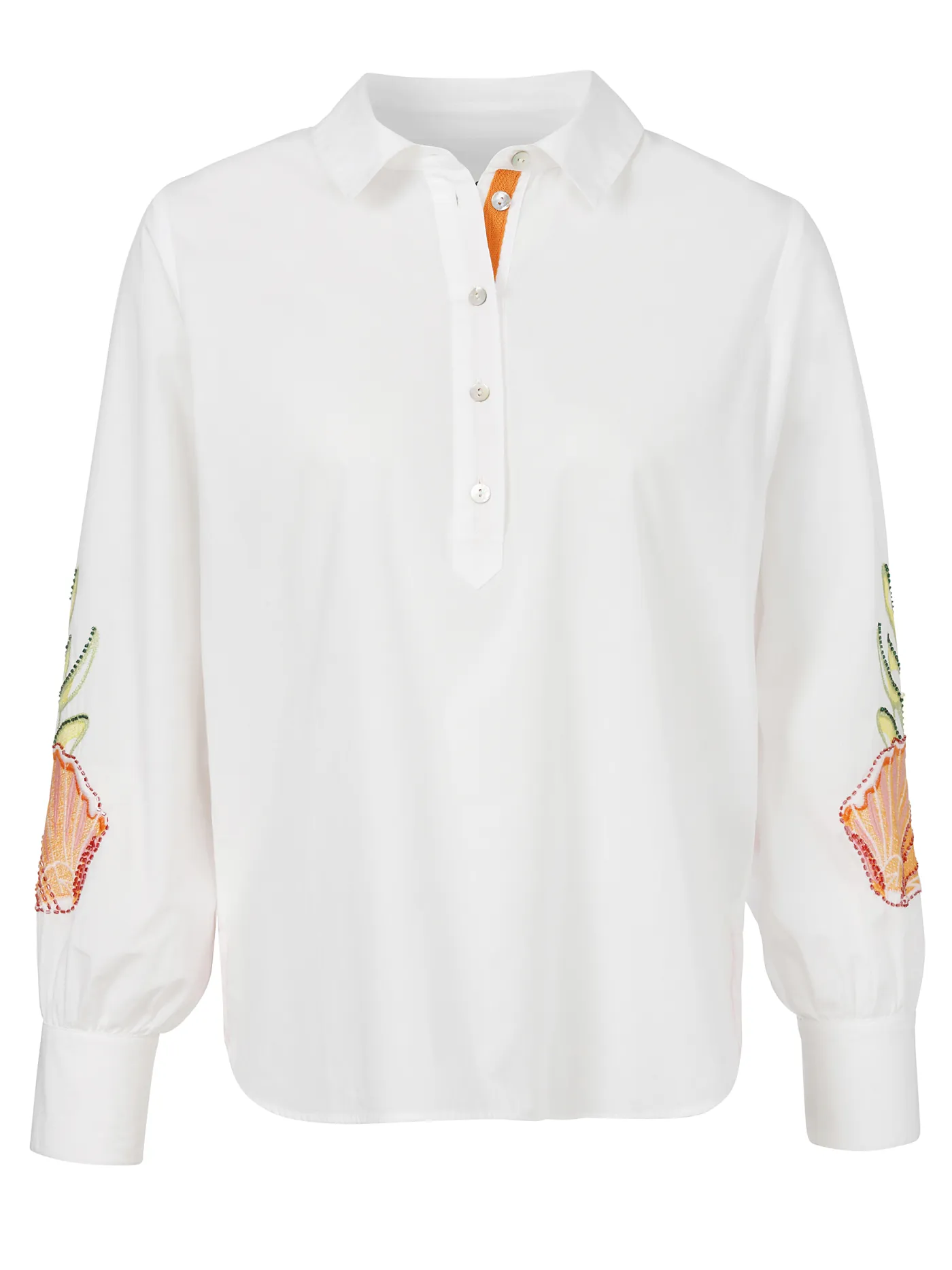 Bluse Hemdkragen 1/1 Arm