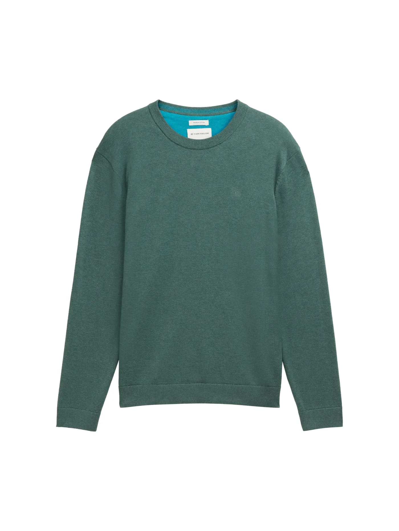 Basic Strickpullover aus Baumwolle