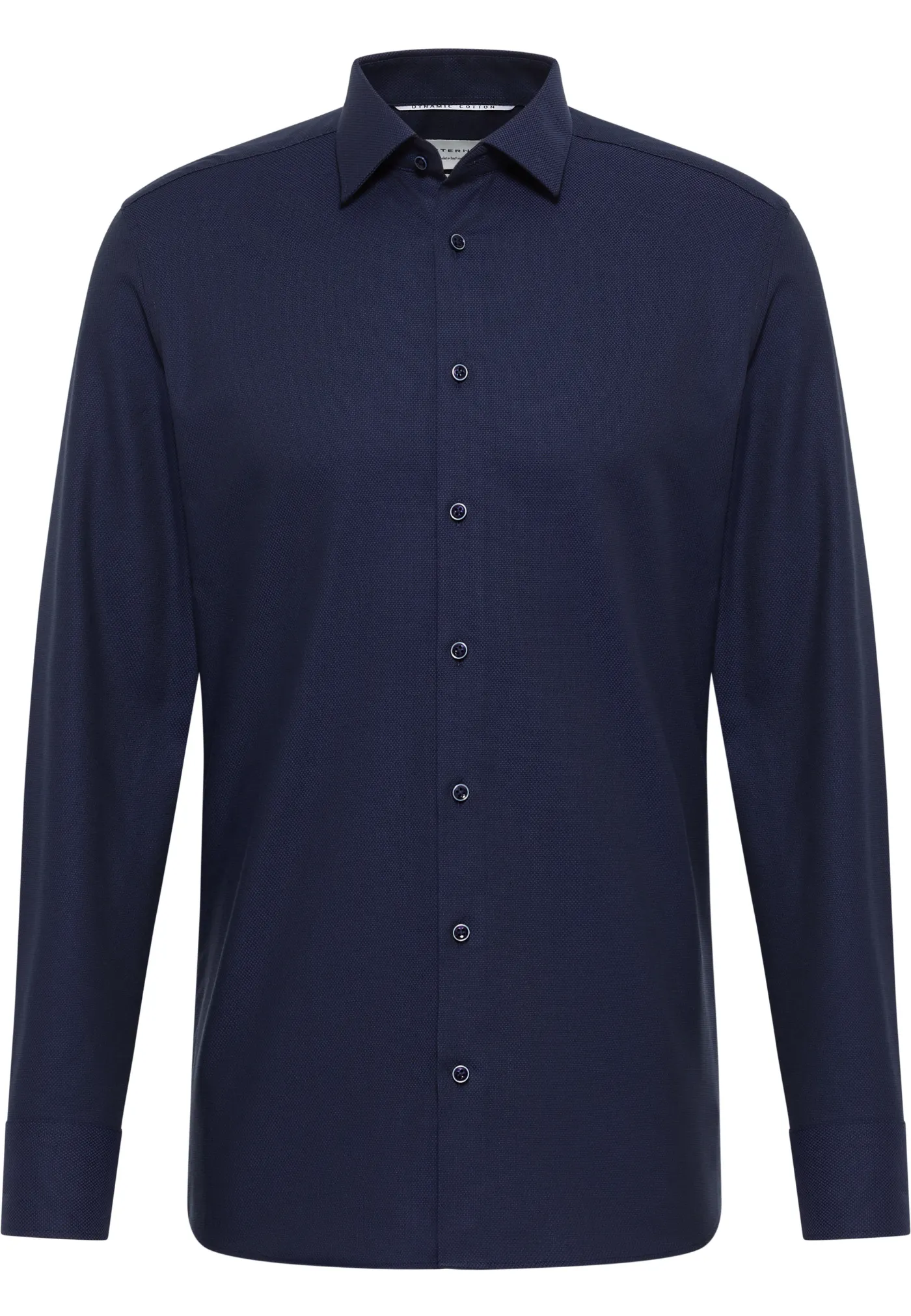 Dynamic Cotton Dobbydesign Langarm