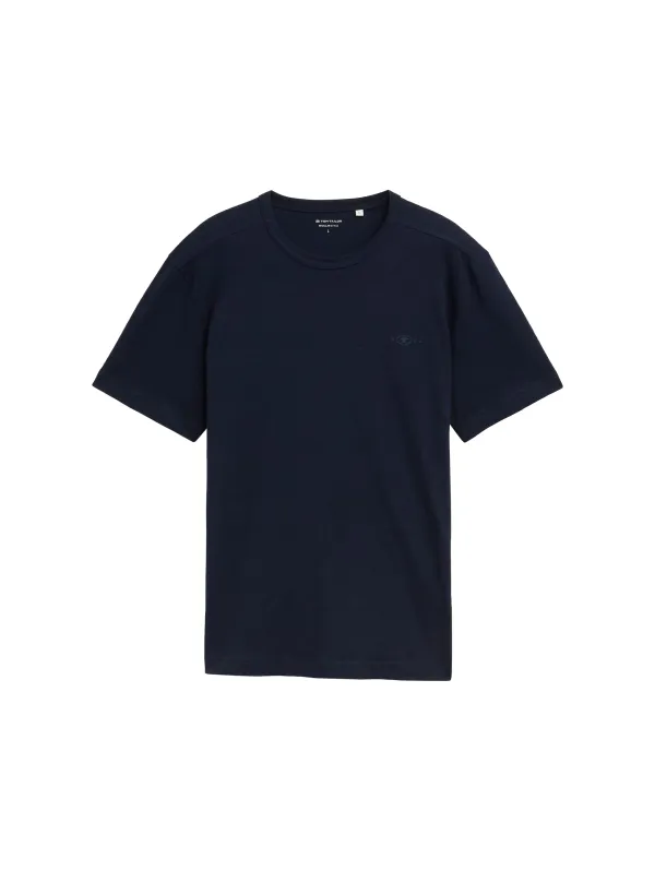 Basic T-Shirt aus Baumwolle