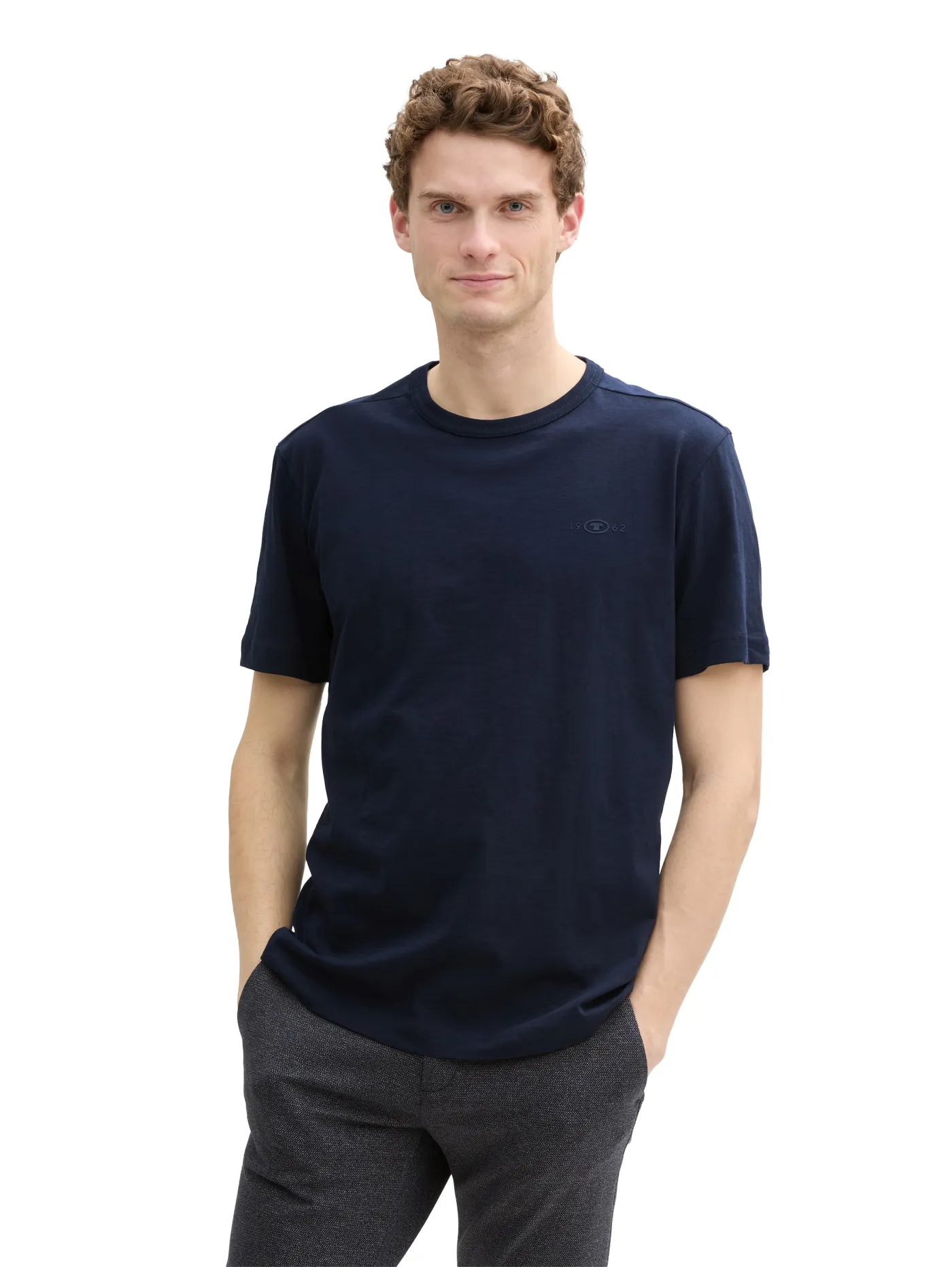 Basic T-Shirt aus Baumwolle