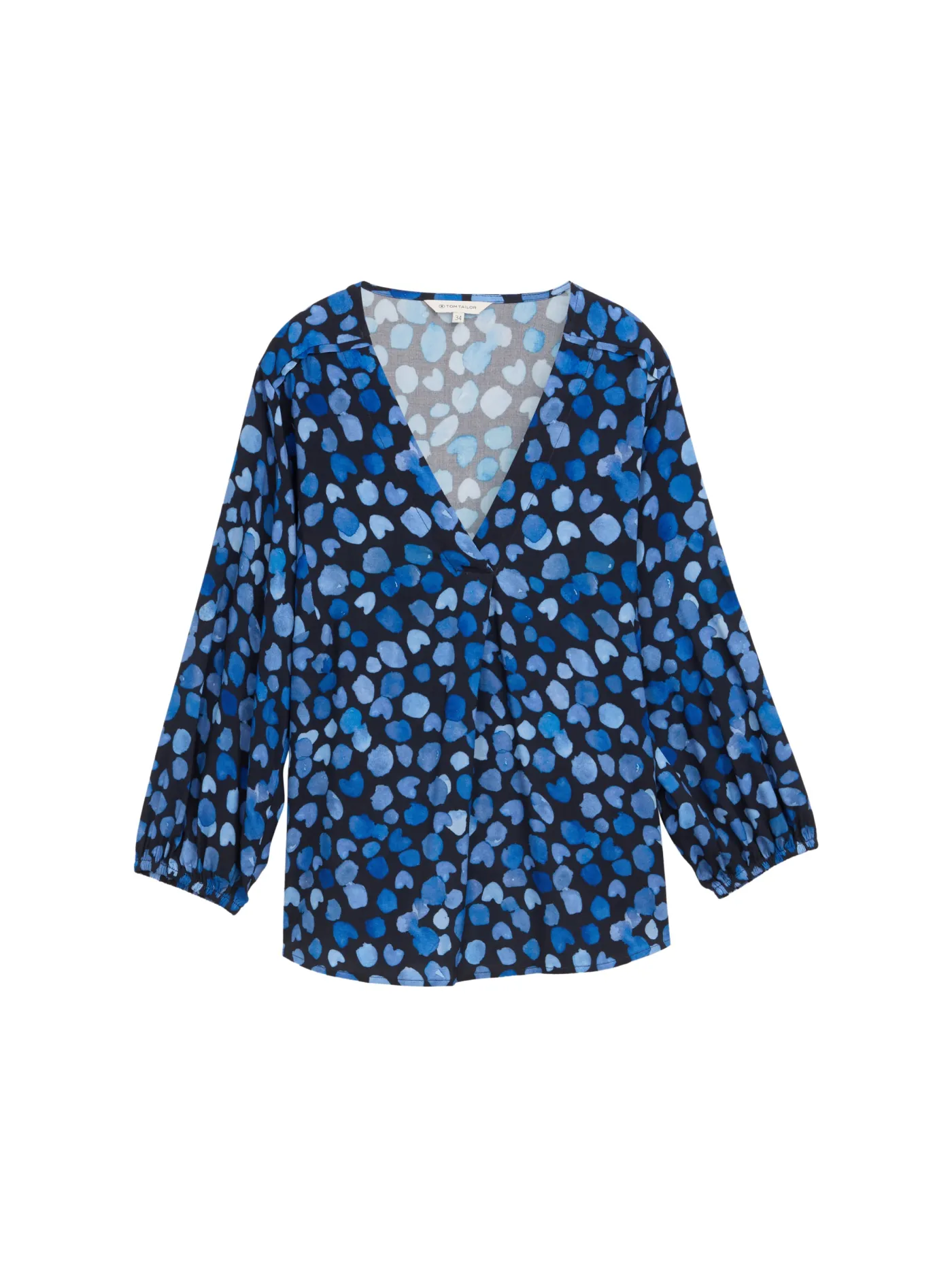 Bluse mit V-Ausschnitt