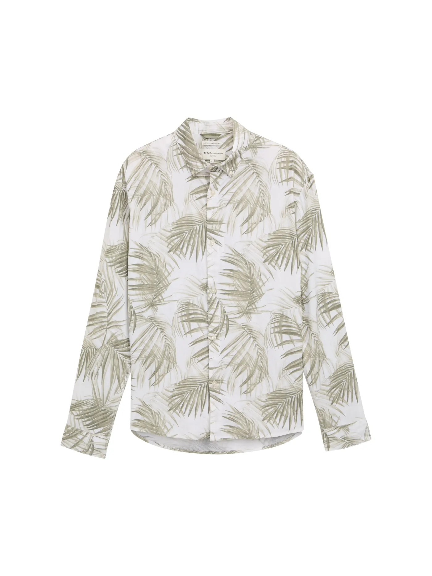 Relaxed Fit Hemd mit Leinenanteil