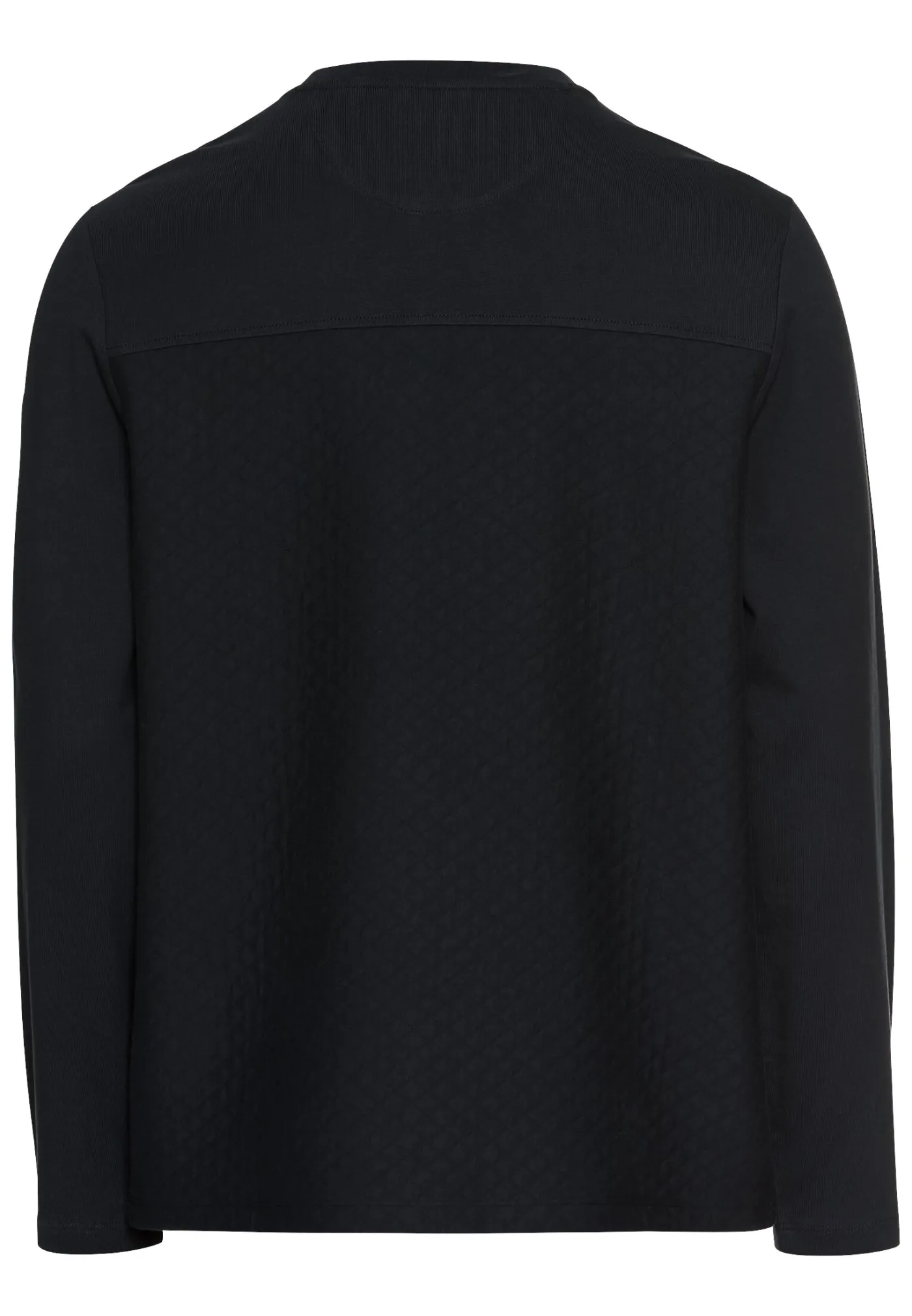 Langarm Henley mit Brusttasche