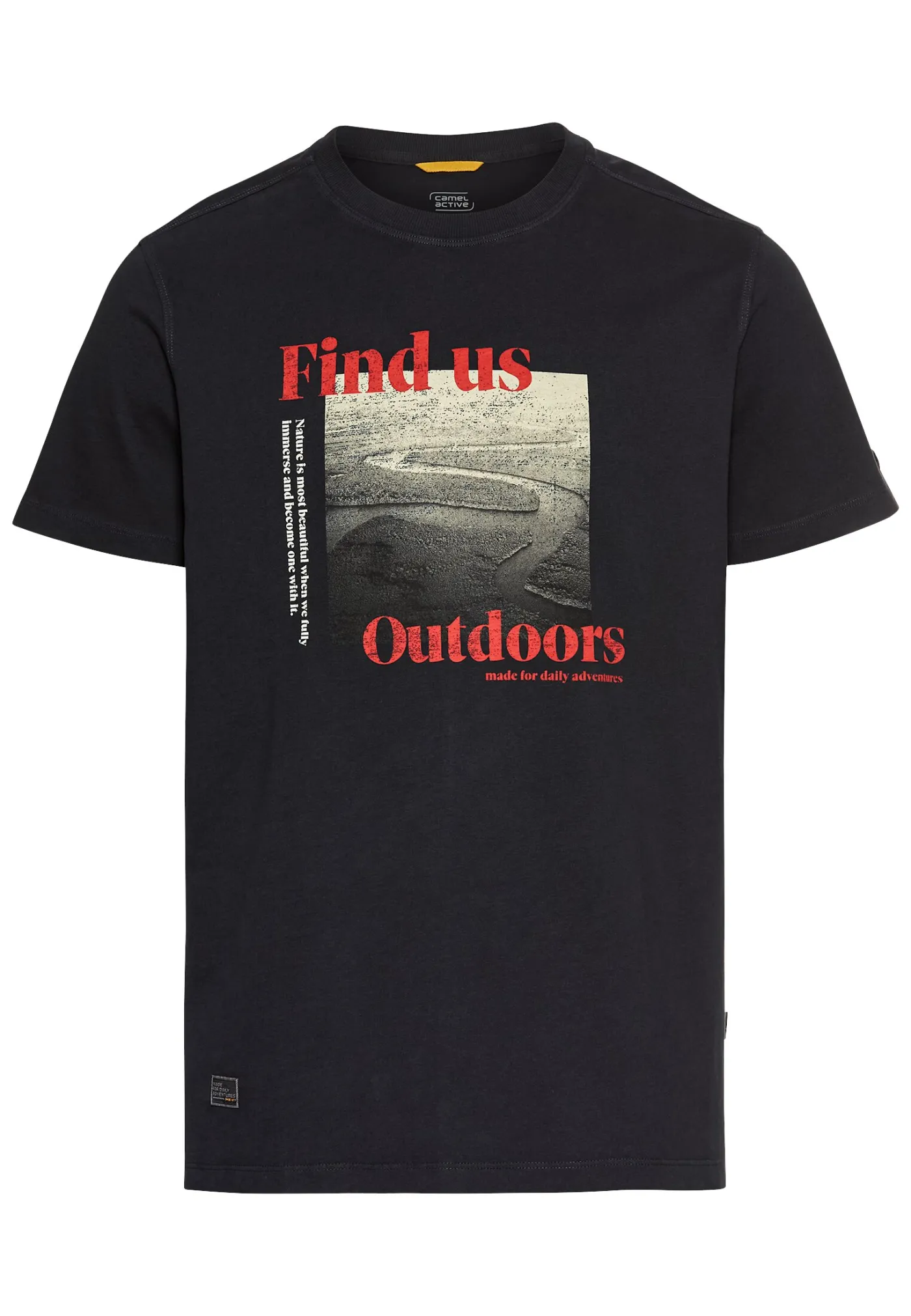 T-Shirt mit Print aus Organic Cotton