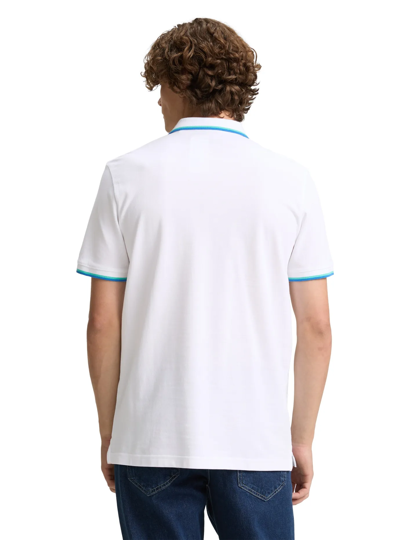 Piqué Poloshirt mit Logo-Print