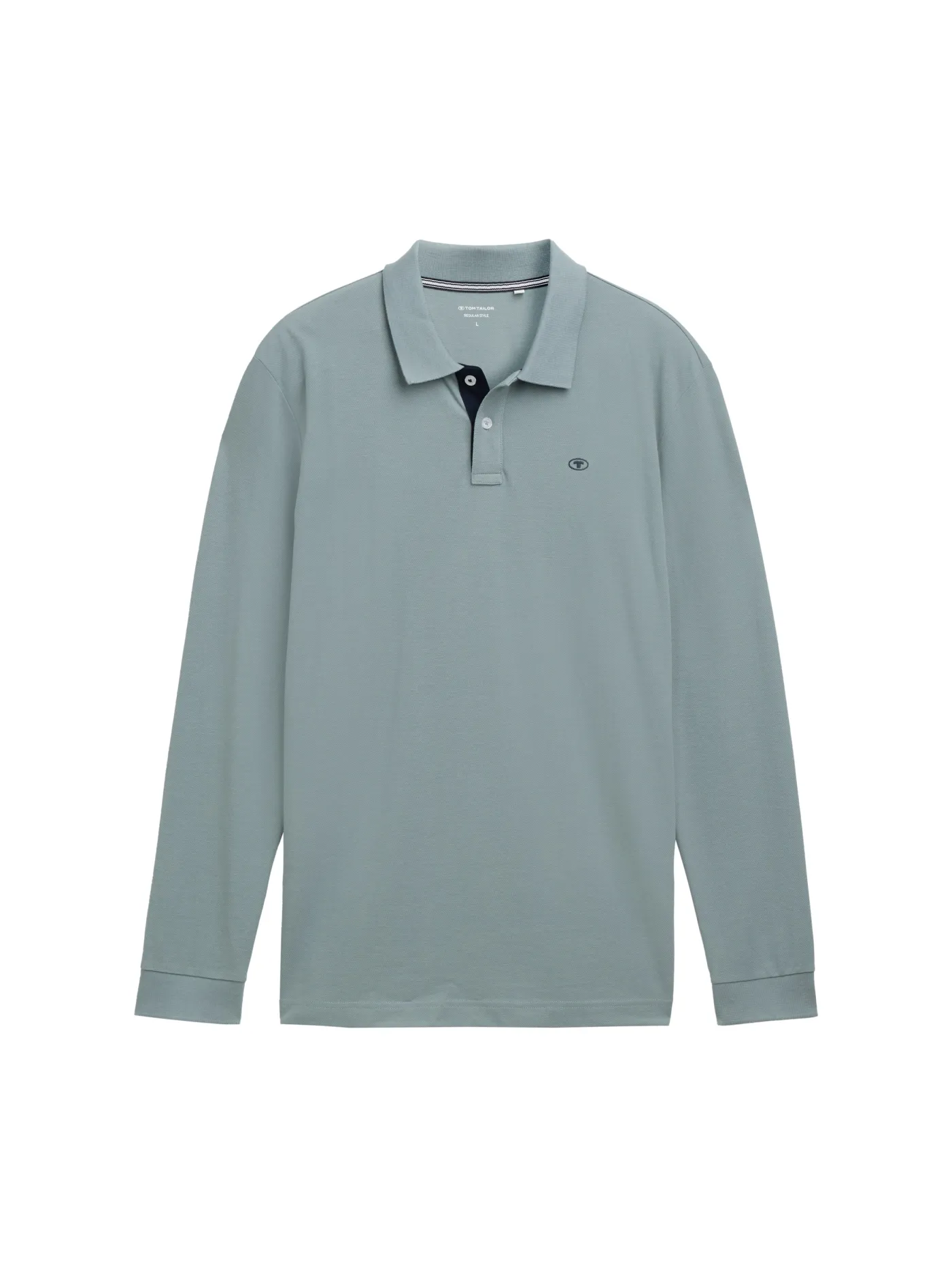Langarm Piqué Poloshirt