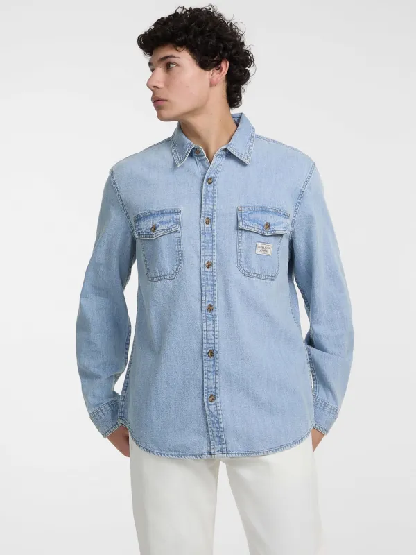 GJ REGULAR LS DENIM SHIRT