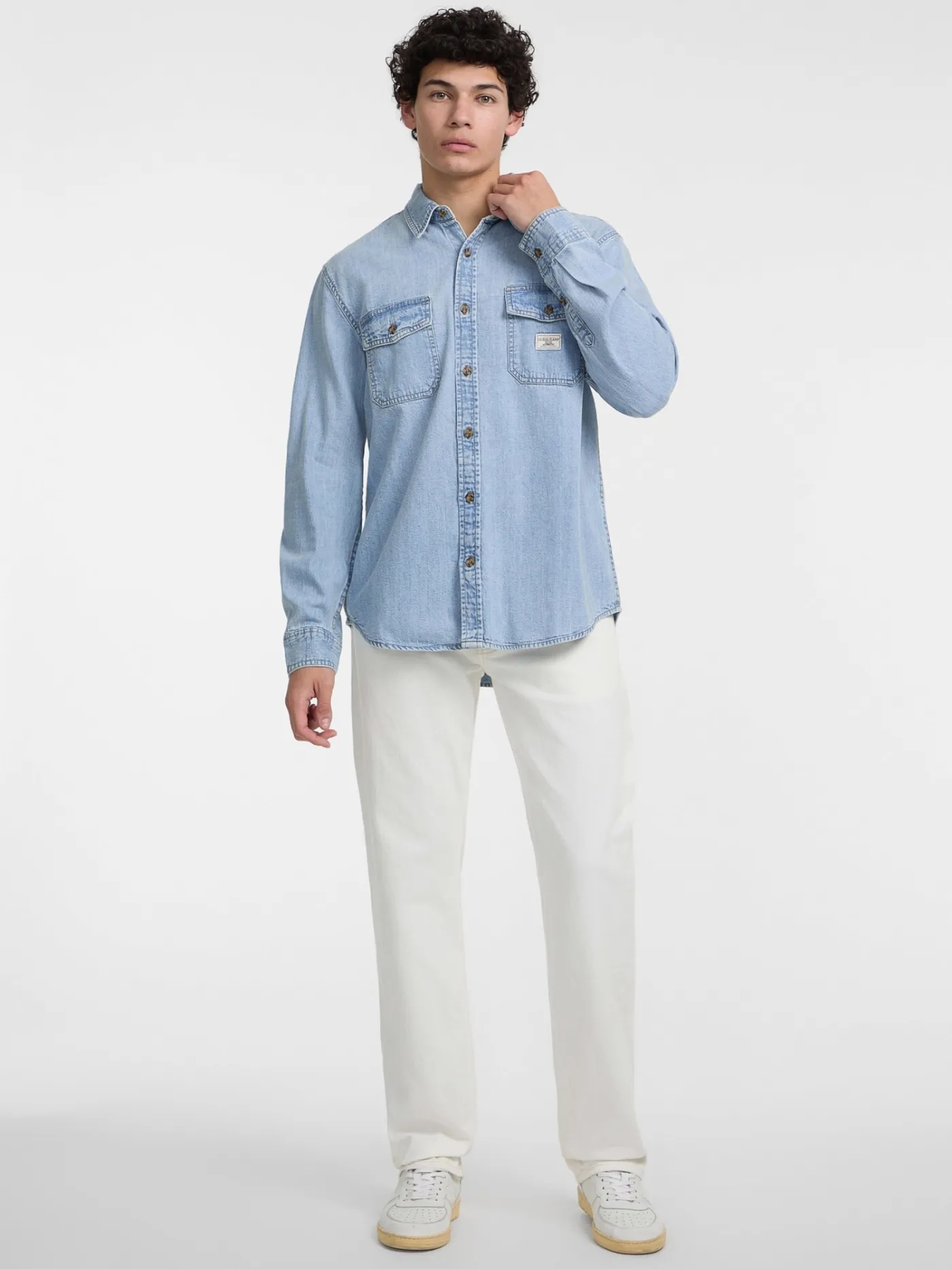 GJ REGULAR LS DENIM SHIRT
