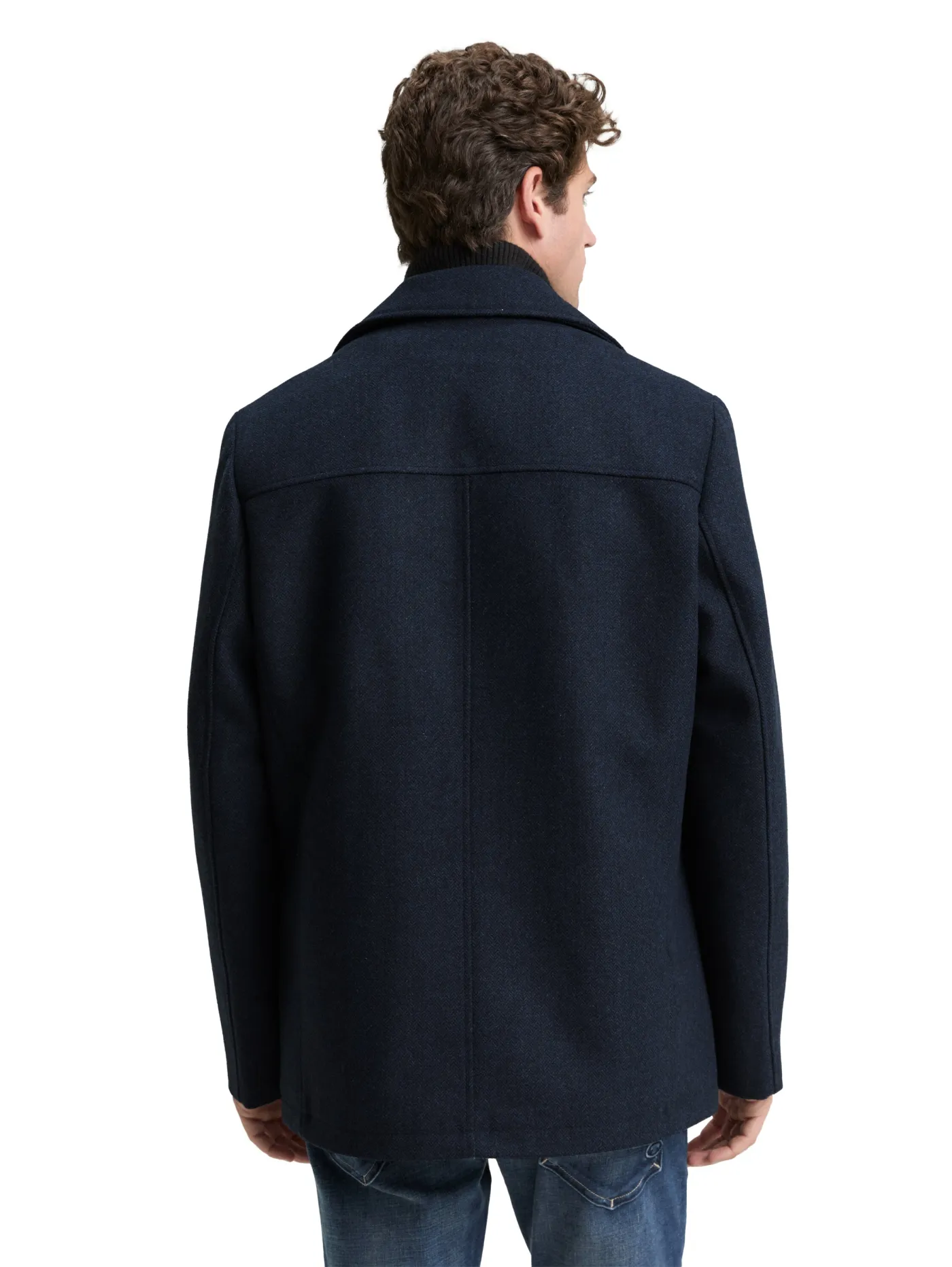 2-in-1 Wolljacke mit abnehmbarer Innenjacke