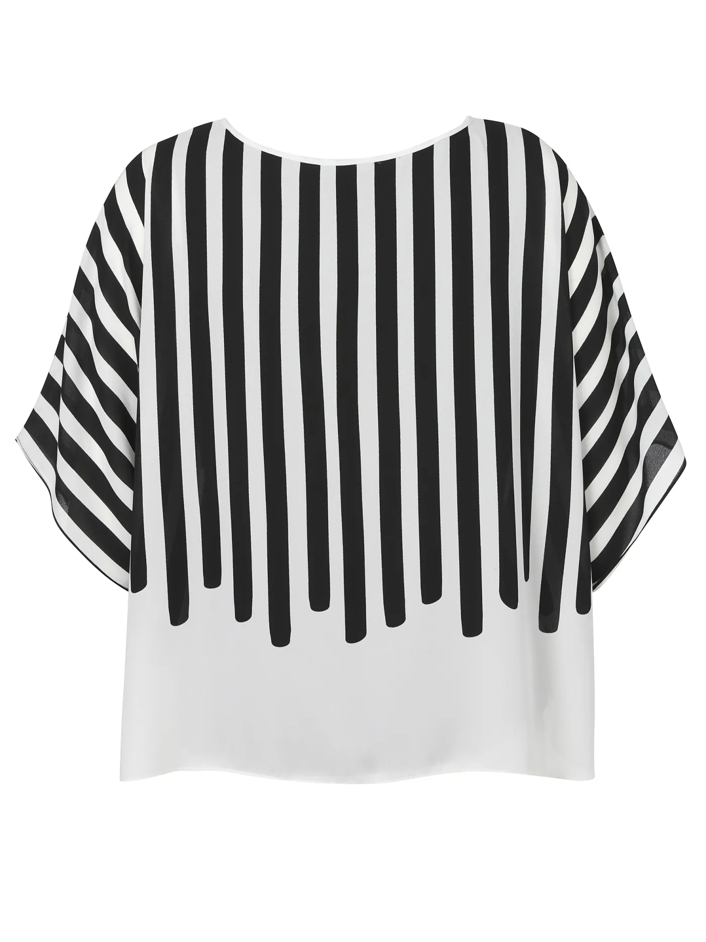 Bluse Rundhals 1/2 Arm Druck