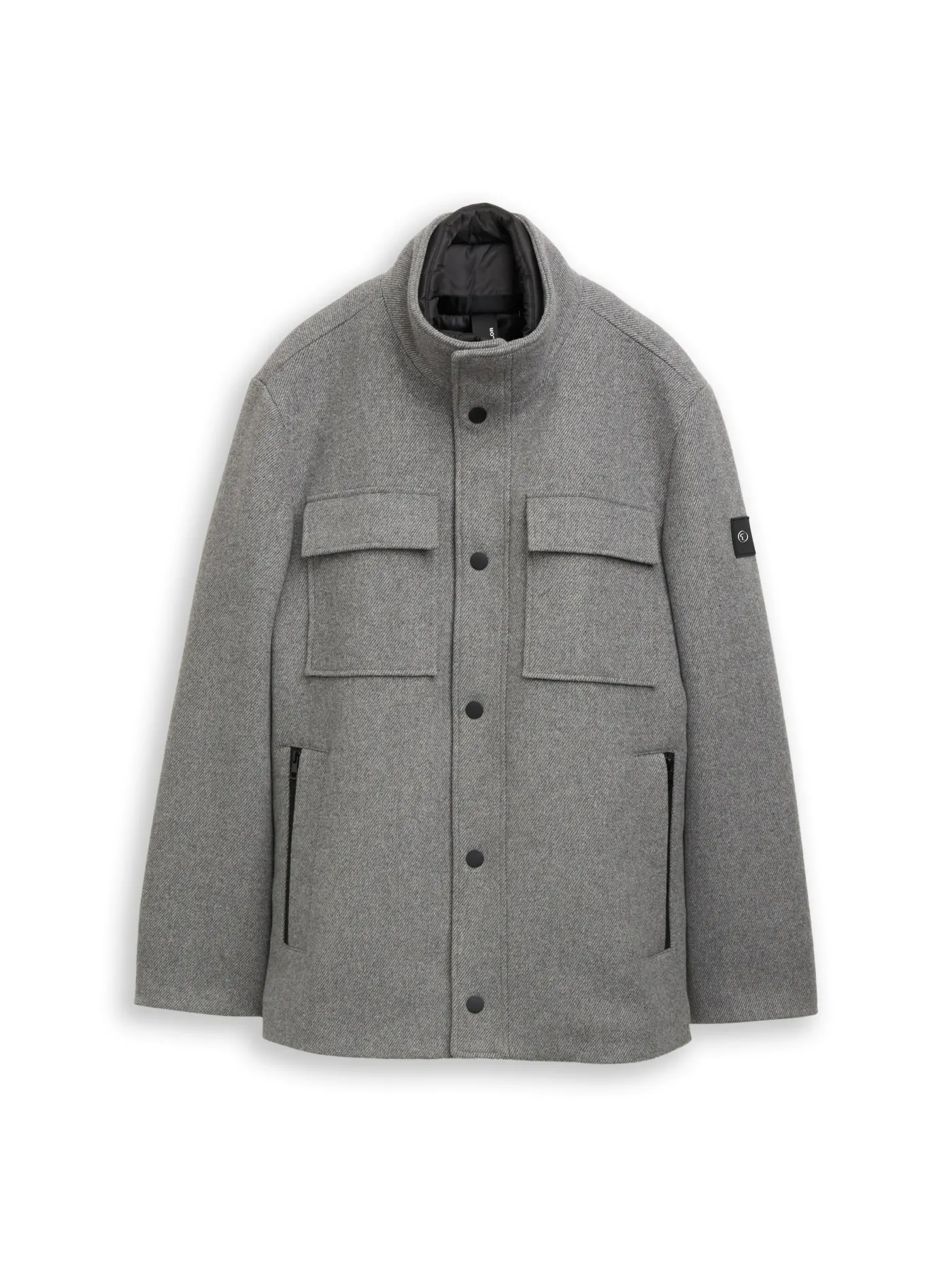 2-in-1 Wolljacke mit abnehmbarer Innenjacke