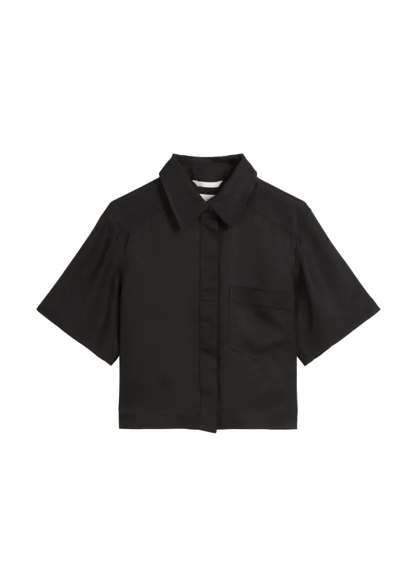 Kurzarm-Bluse boxy
