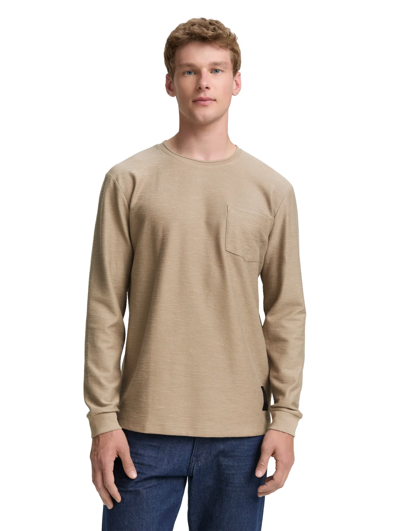 Langarmshirt mit Brusttasche
