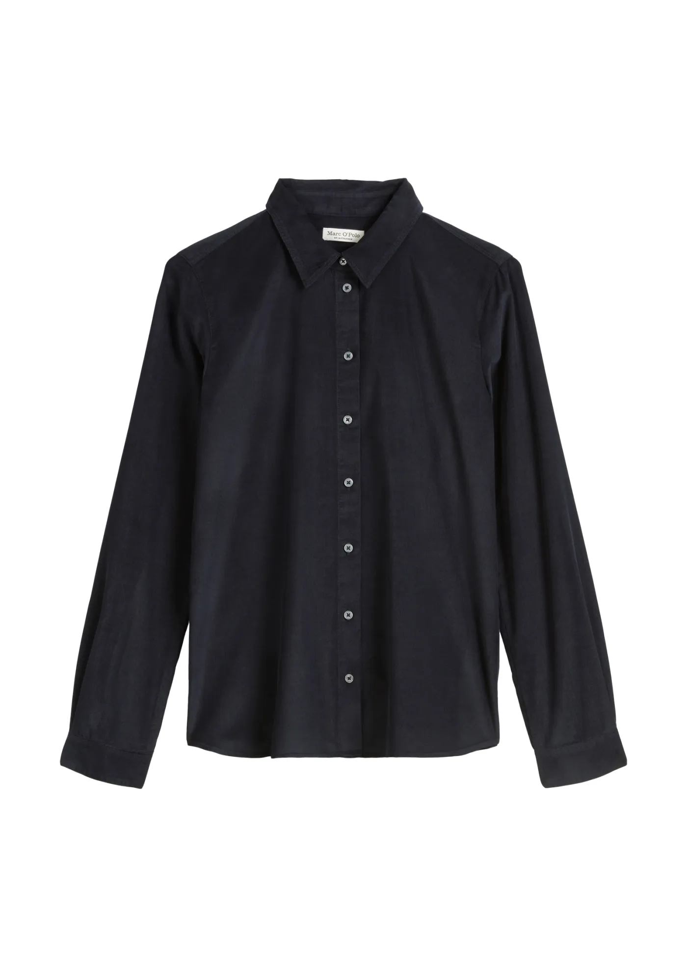 Feincord-Langarm-Bluse regular