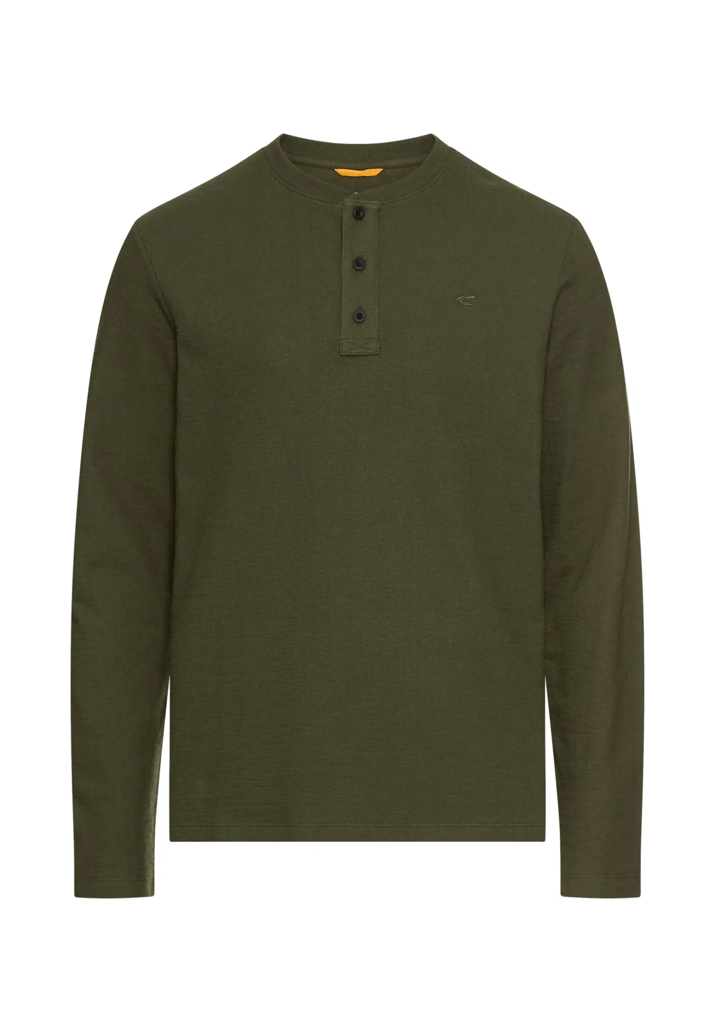 Henleyshirt aus reiner Baumwolle