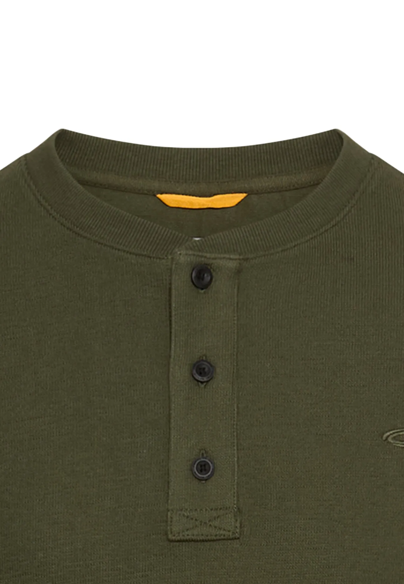 Henleyshirt aus reiner Baumwolle