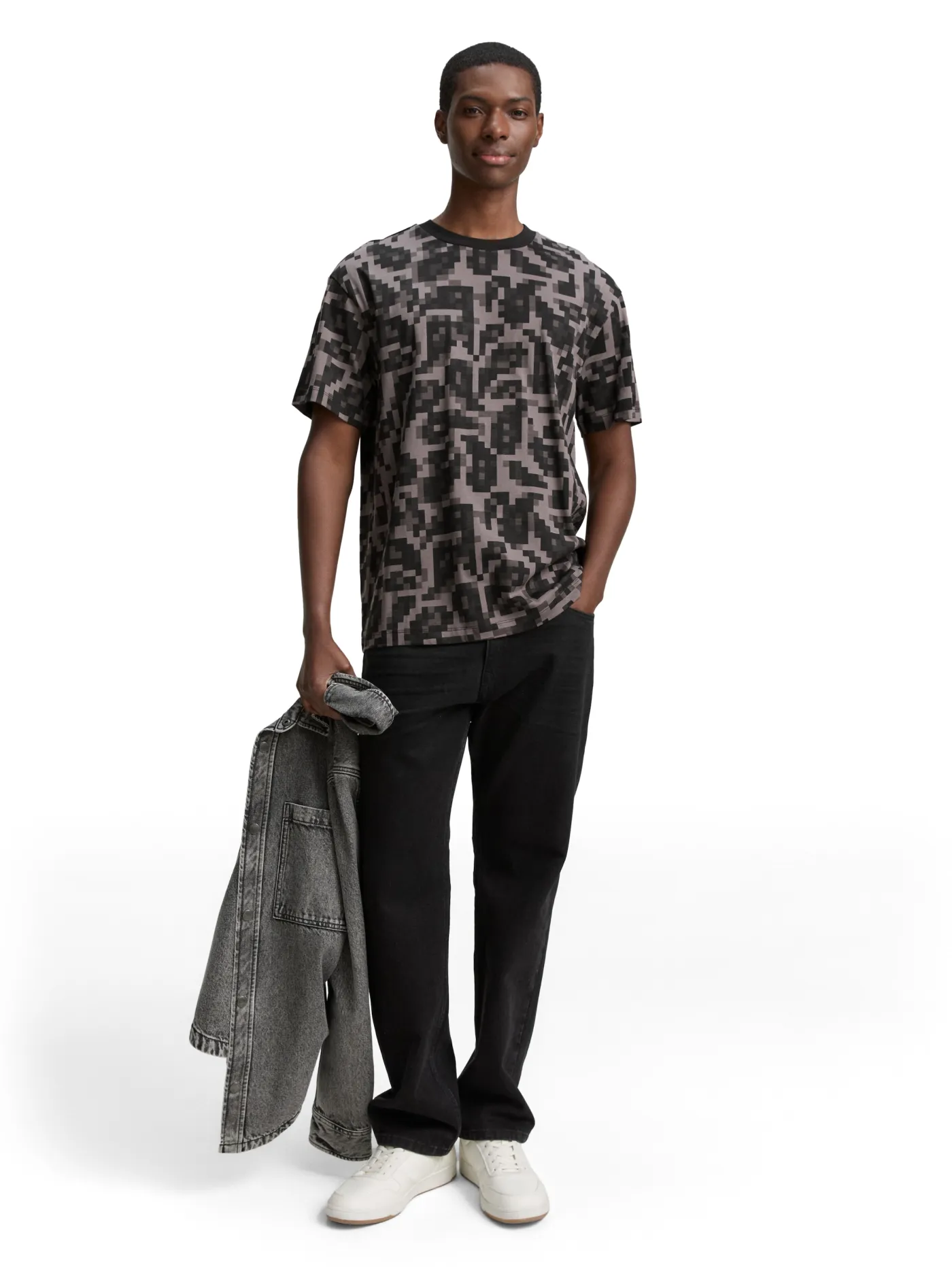 Relaxed Fit T-Shirt mit Muster