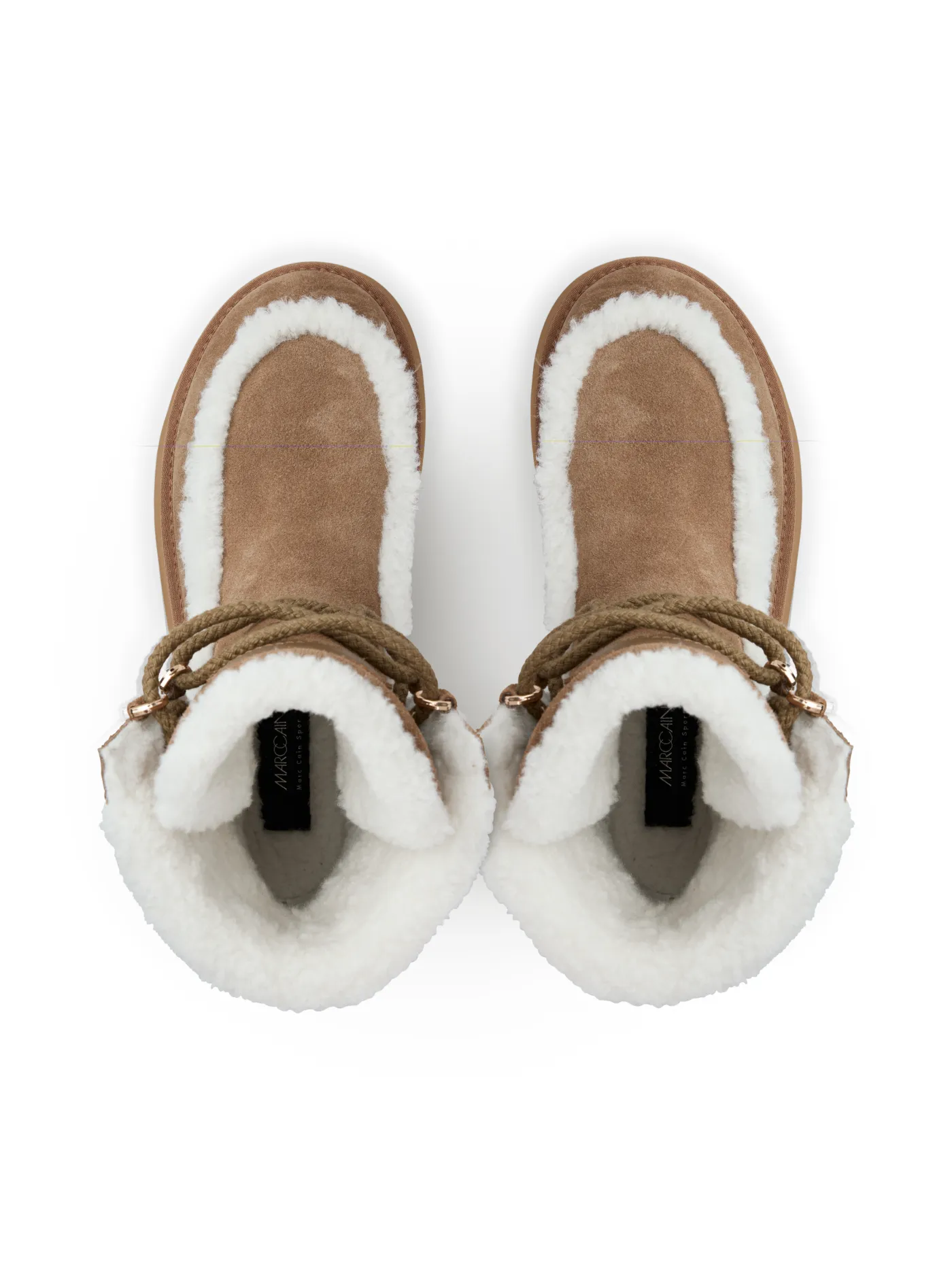 Plateau-Stiefelette mit Schnürung
