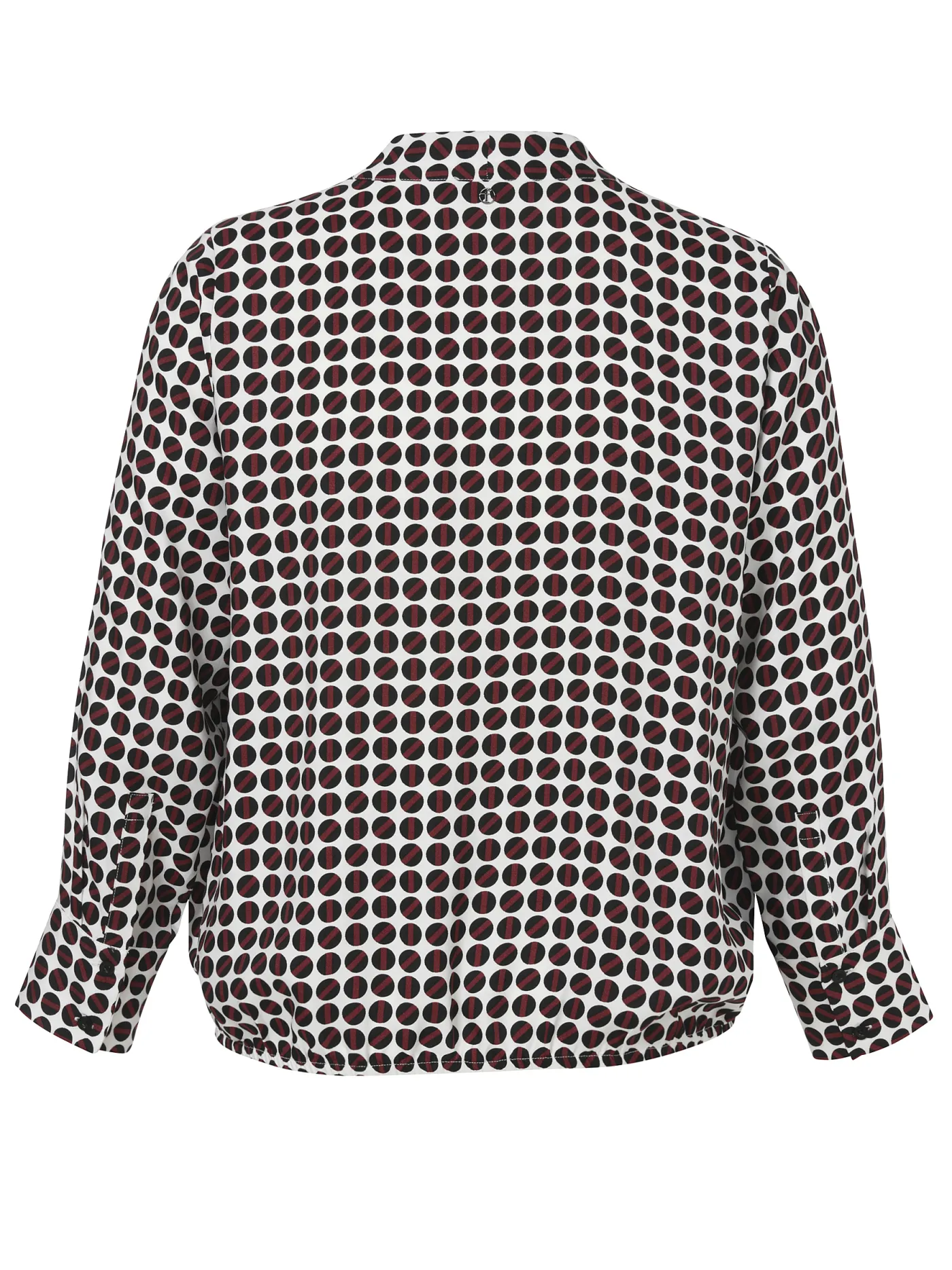 Bluse V-Ausschnitt 1/1 Arm Druck