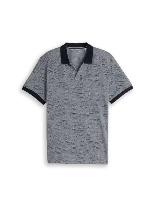 Jacquard Poloshirt mit Muster