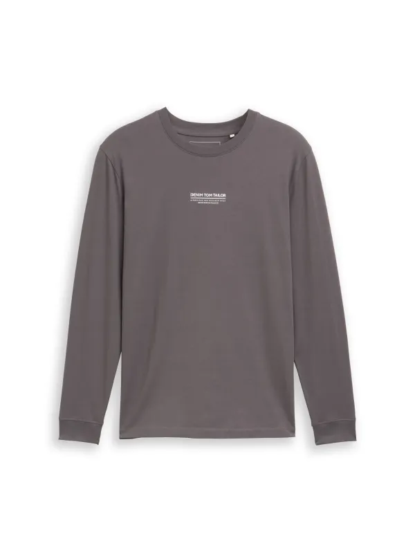 Langarmshirt mit Logo-Print