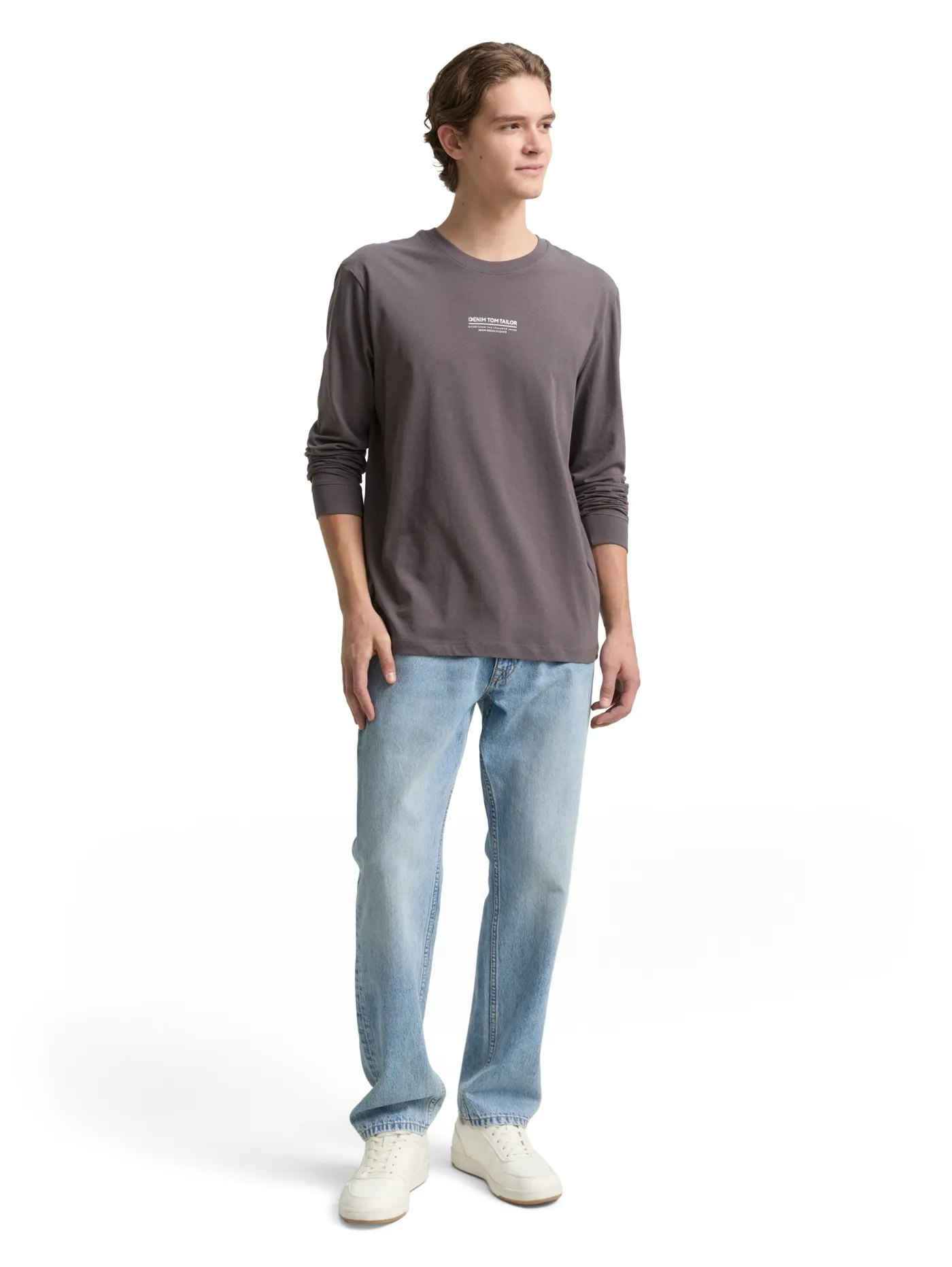 Langarmshirt mit Logo-Print