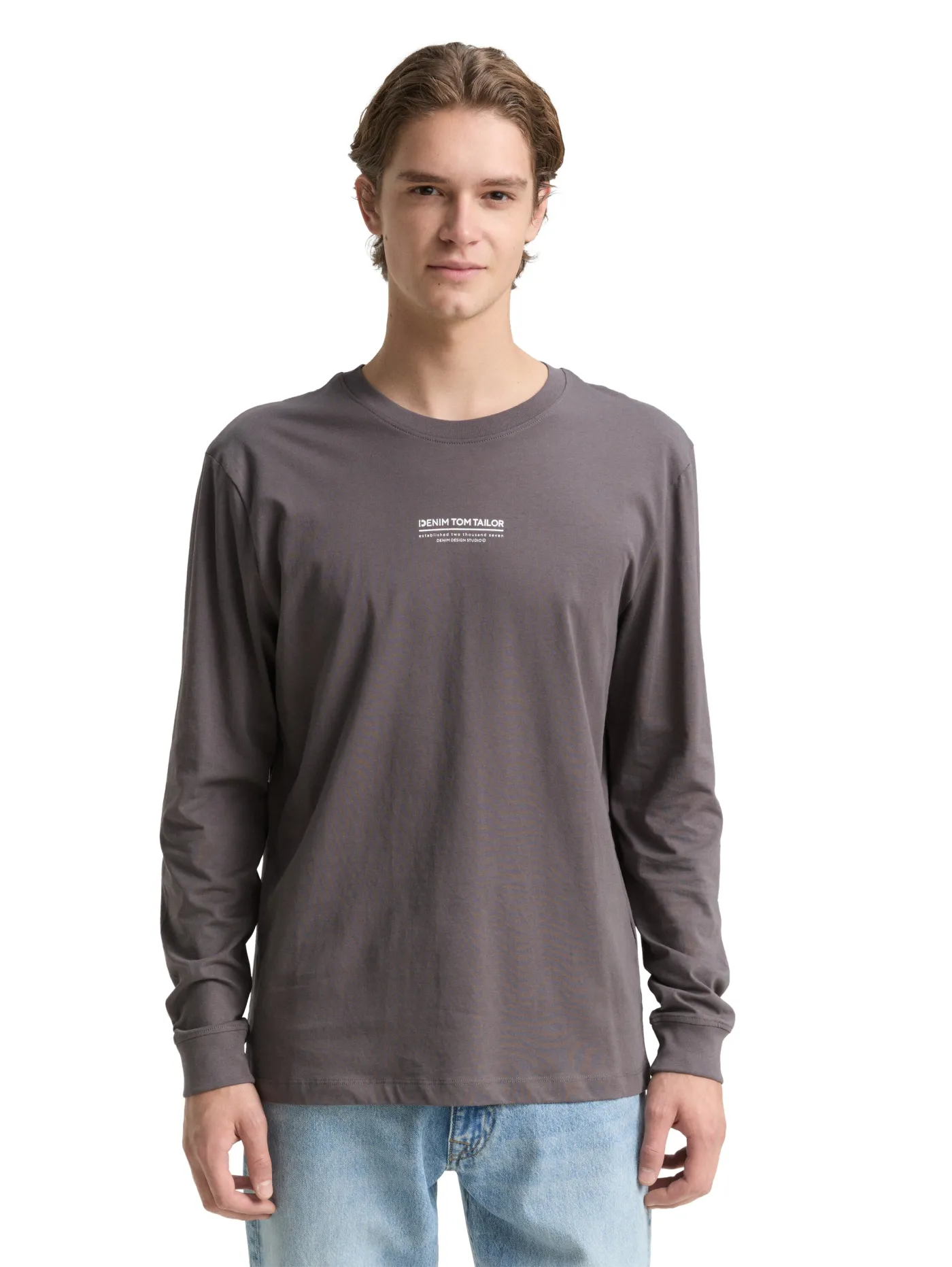 Langarmshirt mit Logo-Print