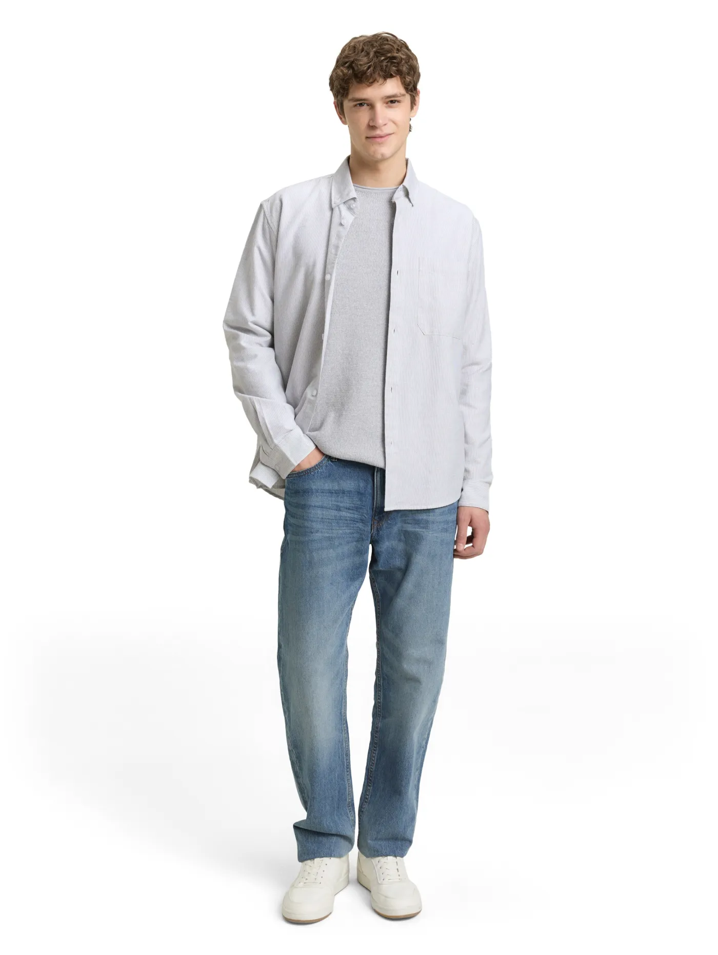 Relaxed Fit Hemd aus Baumwolle