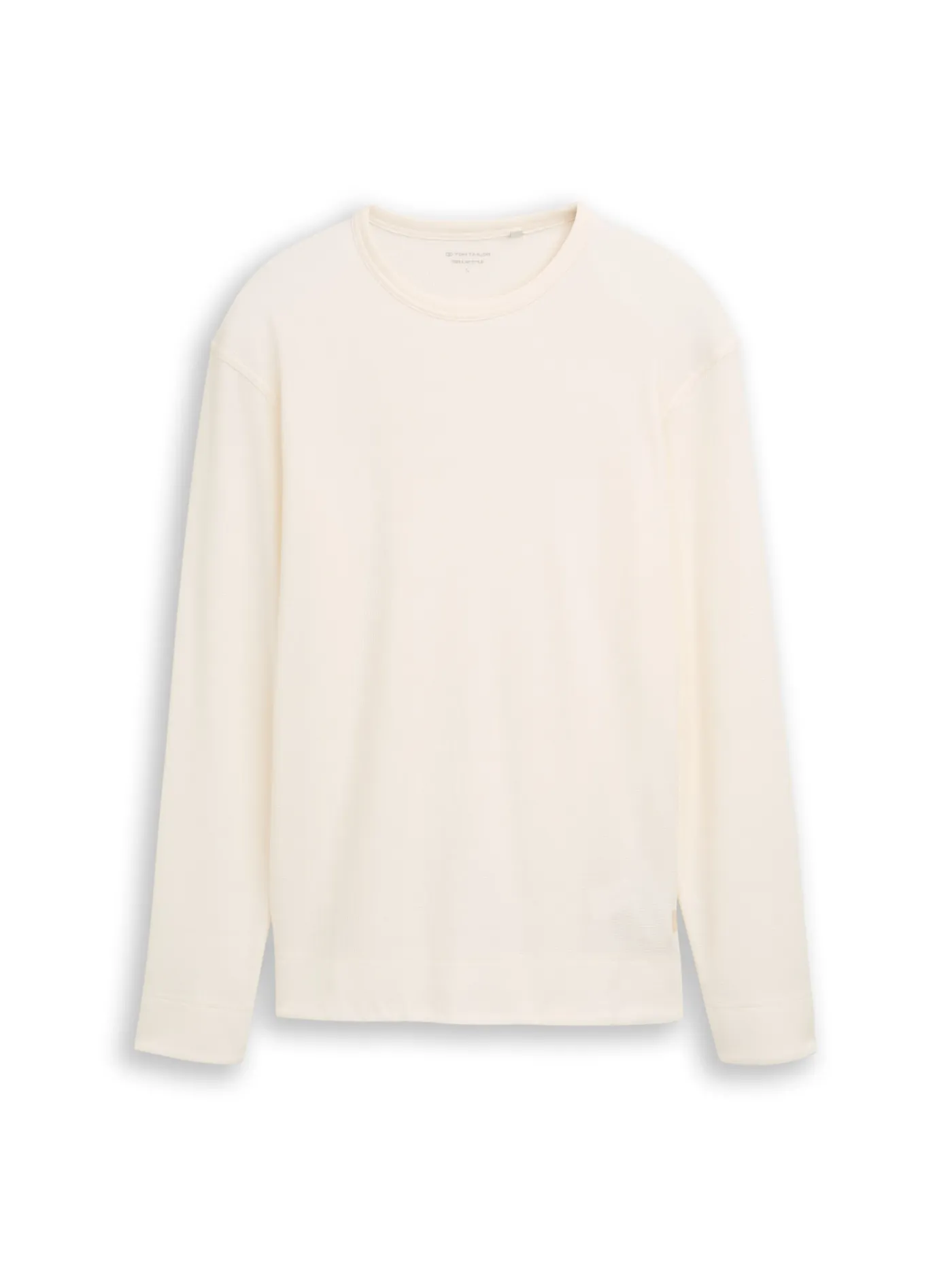 Langarmshirt mit Waffelstruktur