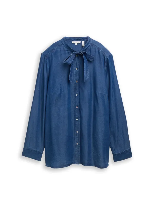 Plus Size - Bluse mit Schleifen-Detail