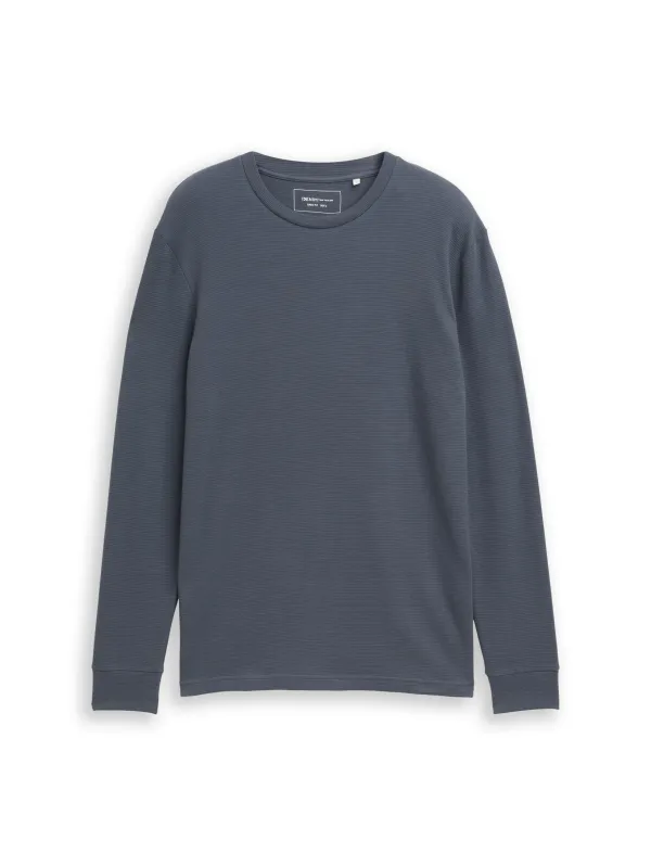 Langarmshirt aus Baumwolle