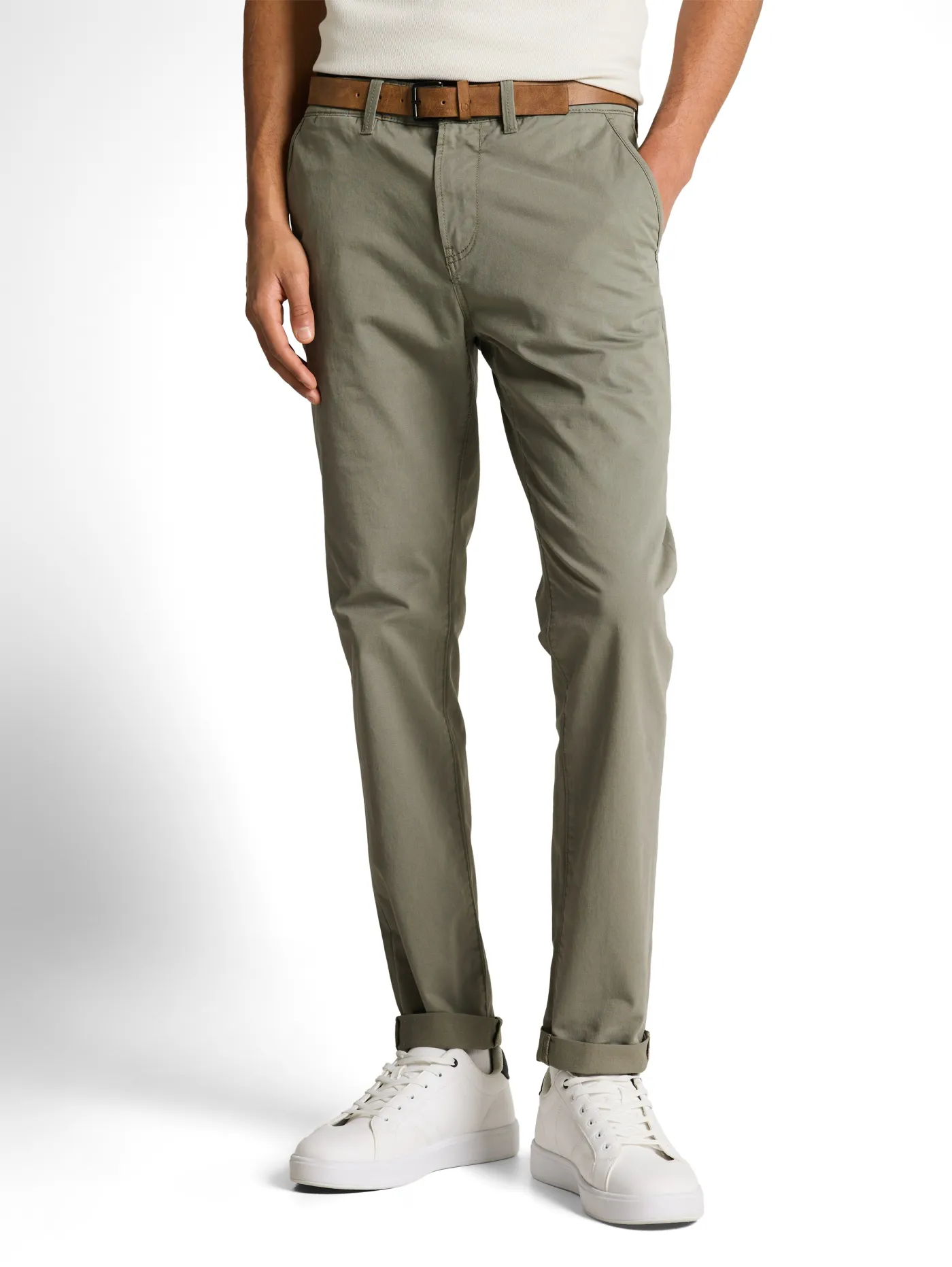 TTSLIM Chino Hose mit Gürtel